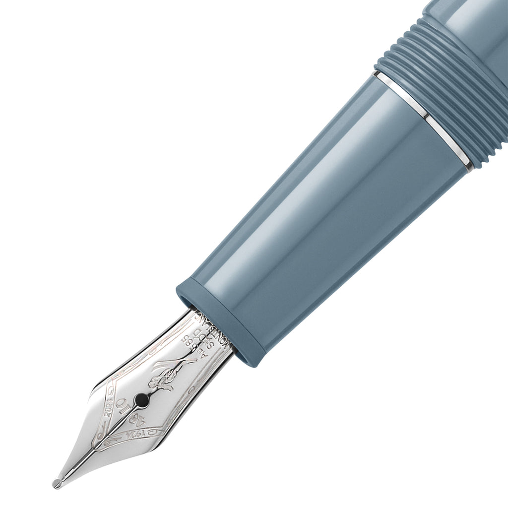 Montblanc Meisterstück x Olympic Heritage Chamonix 1924 Classique Füllfederhalter (MB131363) aus Weißgold, Platin