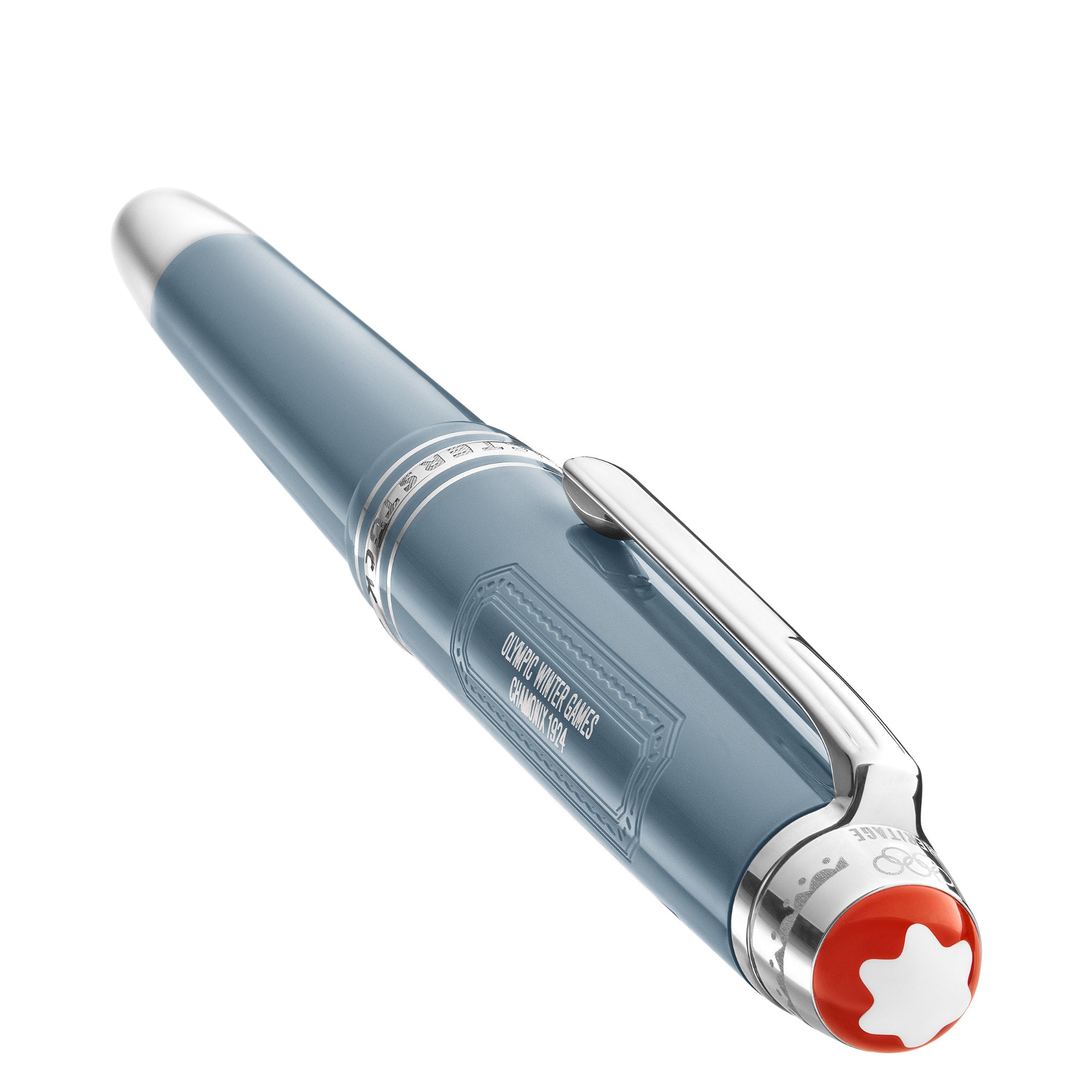 Montblanc Meisterstück x Olympic Heritage Chamonix 1924 Classique Rollerball (MB131364) aus Platin