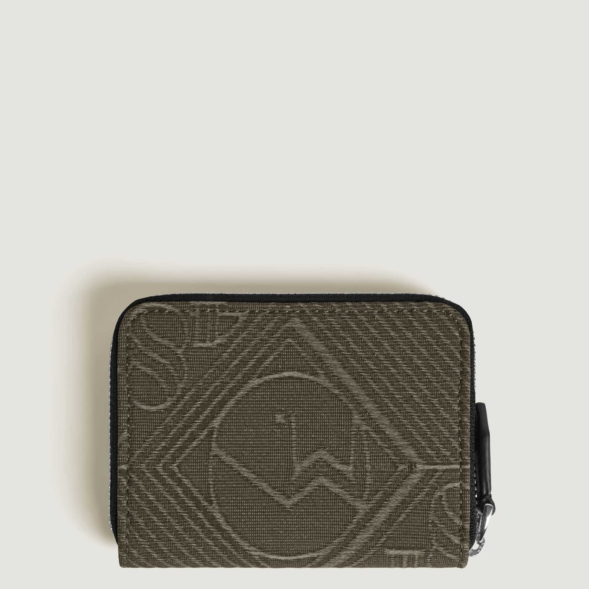 Montblanc Mini Brieftasche 2 cc mit Reißverschluss aus 4810 Jacquard (MB220263)