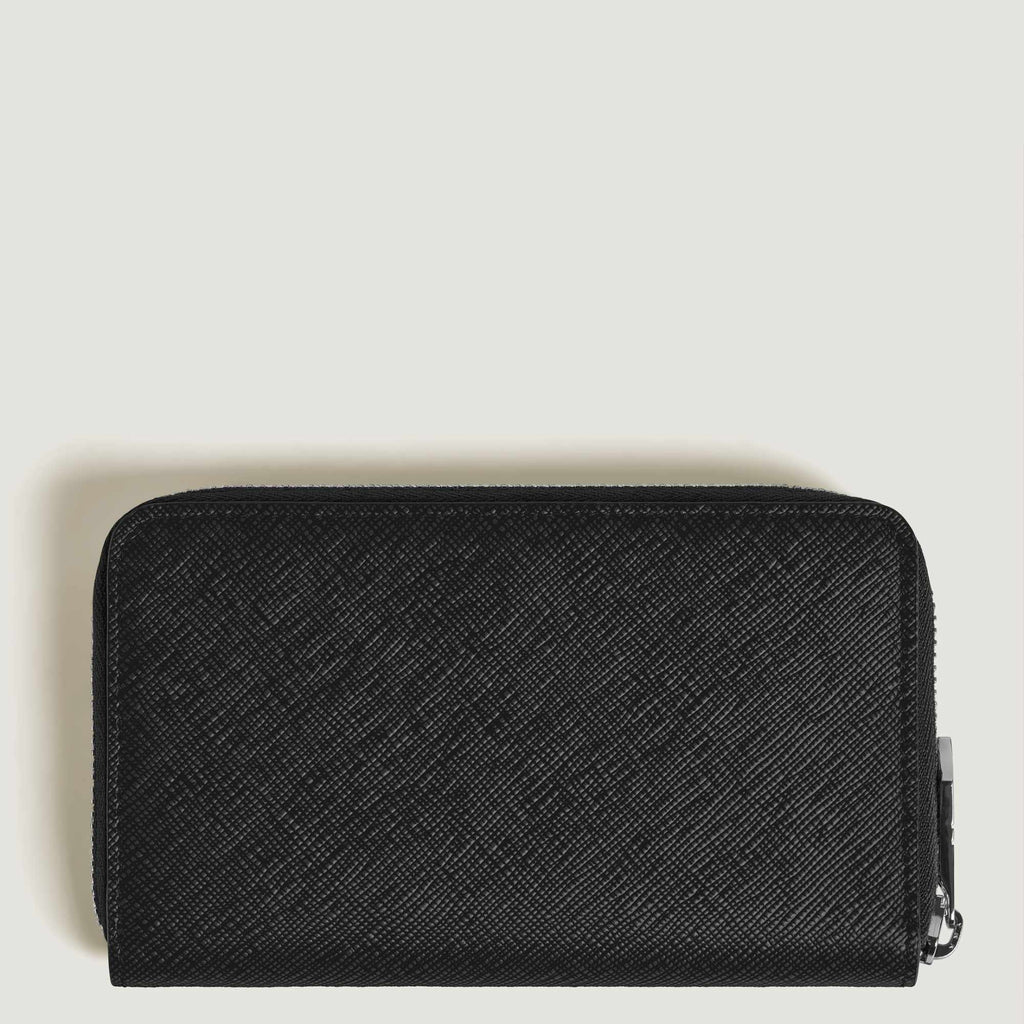 Montblanc Mittelgroße Continental-Brieftasche 12 cc mit Reißverschluss aus Sartorial Leder (MB220361)