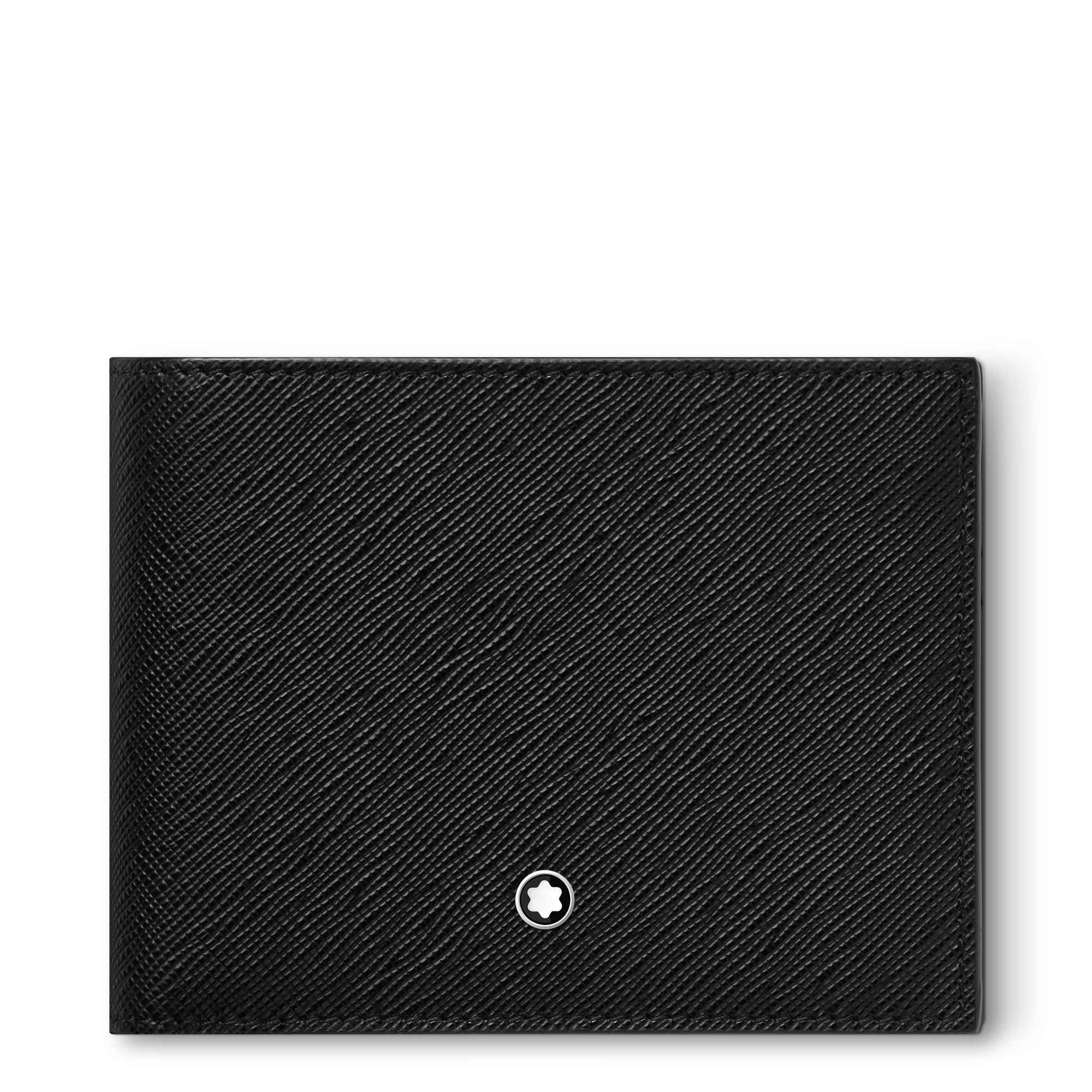 Montblanc Montblanc Sartorial Brieftasche 6 cc mit 2 Sichtfächern (MB130318) aus Leder