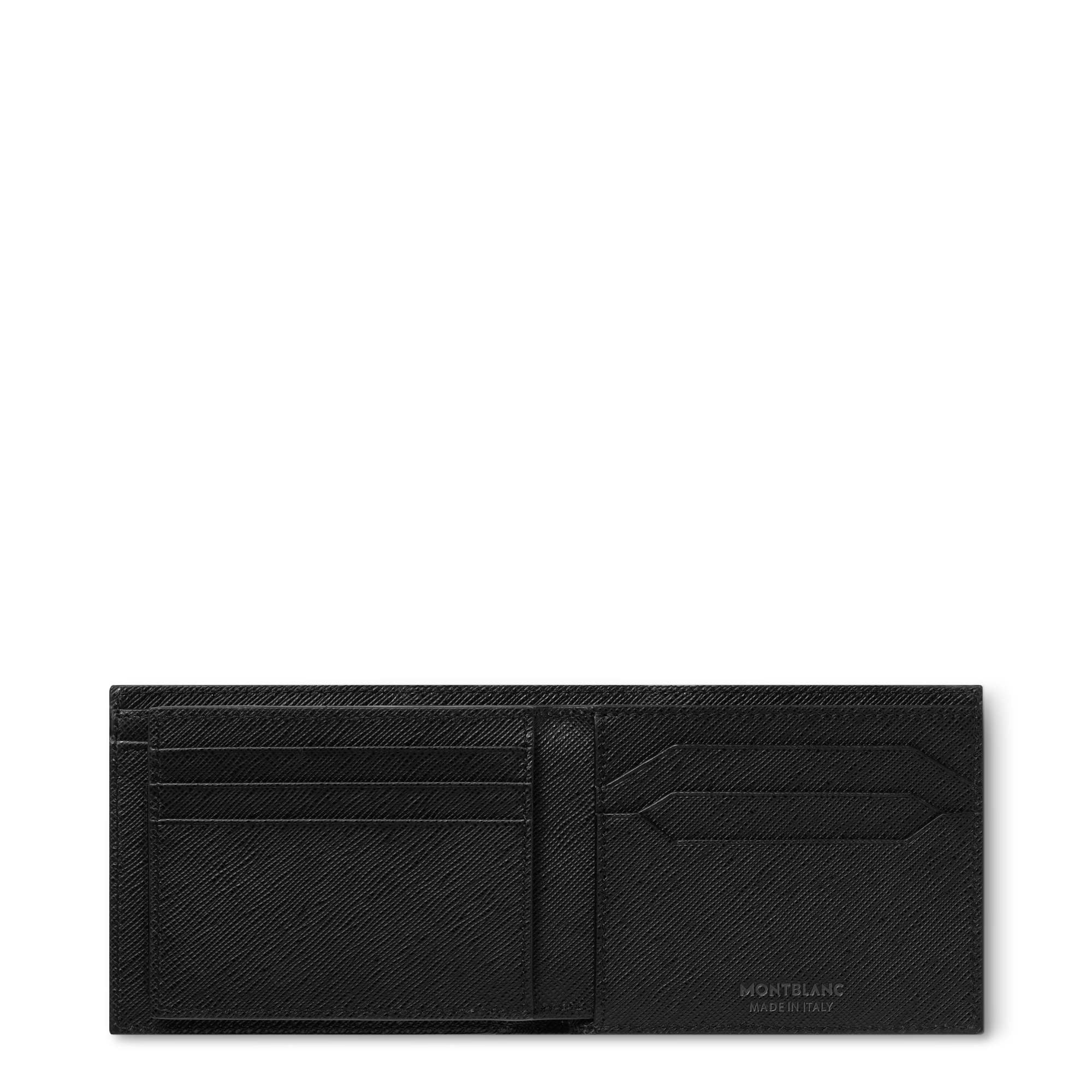 Montblanc Montblanc Sartorial Brieftasche 6 cc mit 2 Sichtfächern (MB130318) aus Leder