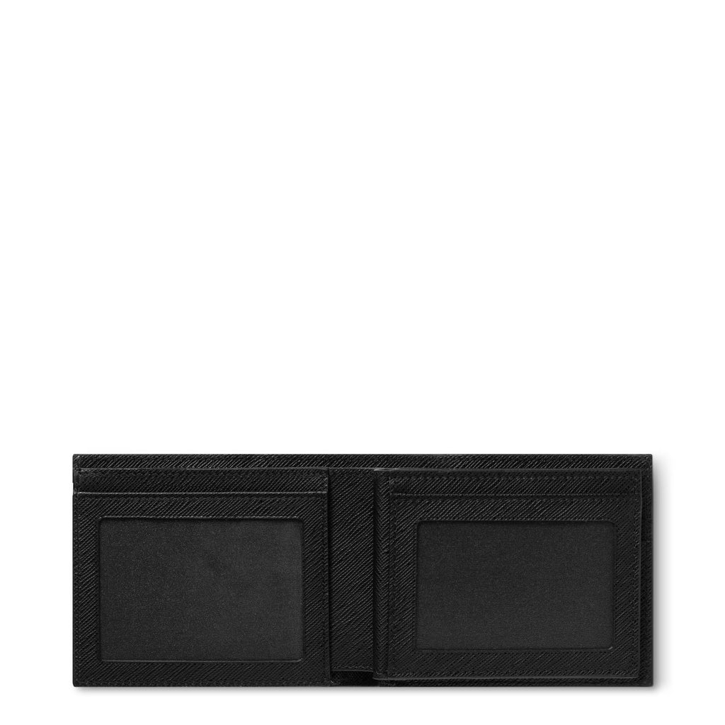 Montblanc Montblanc Sartorial Brieftasche 6 cc mit 2 Sichtfächern (MB130318) aus Leder