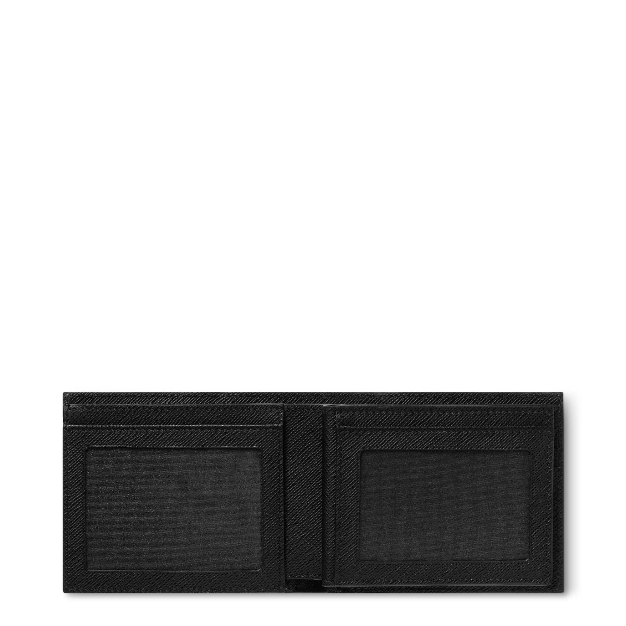 Montblanc Montblanc Sartorial Brieftasche 6 cc mit 2 Sichtfächern (MB130318) aus Leder