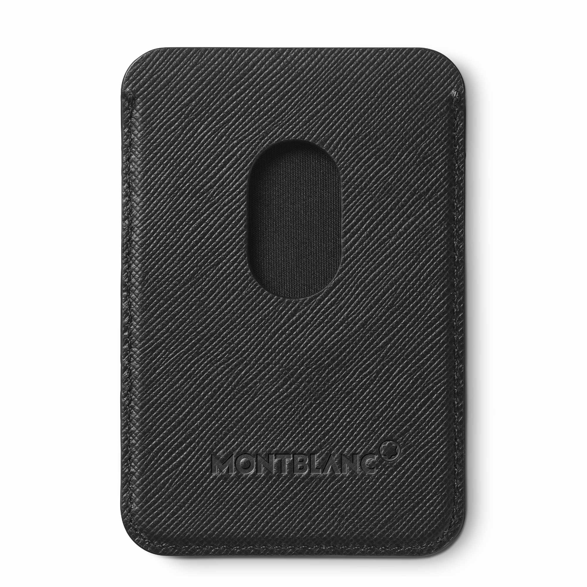 Montblanc Montblanc Sartorial Kartenbrieftasche 2 cc für iPhone mit MagSafe (MB130325) aus Leder