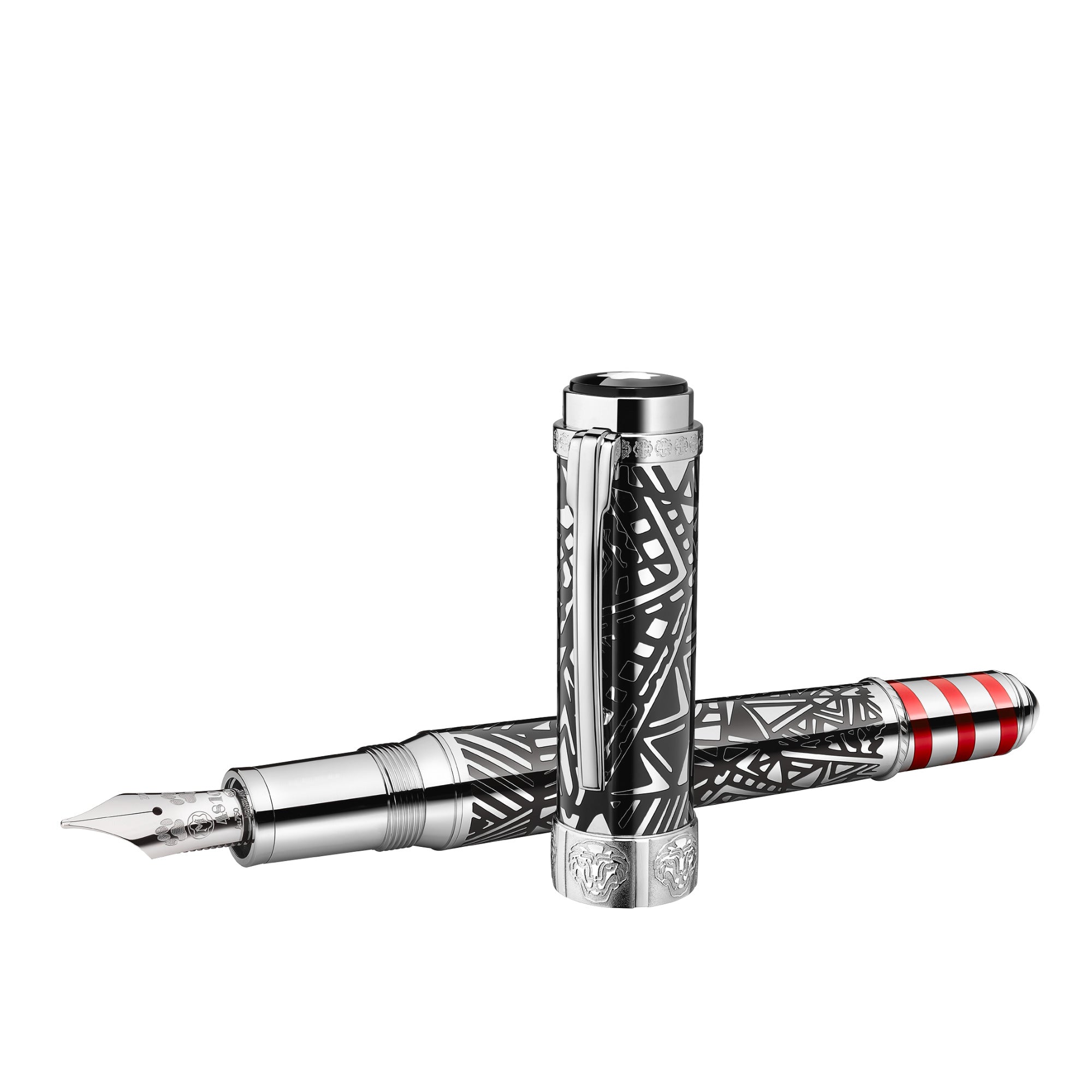 Montblanc Peggy Guggenheim Limited Edition 4810 Füllfederhalter (MB113926) aus Platin