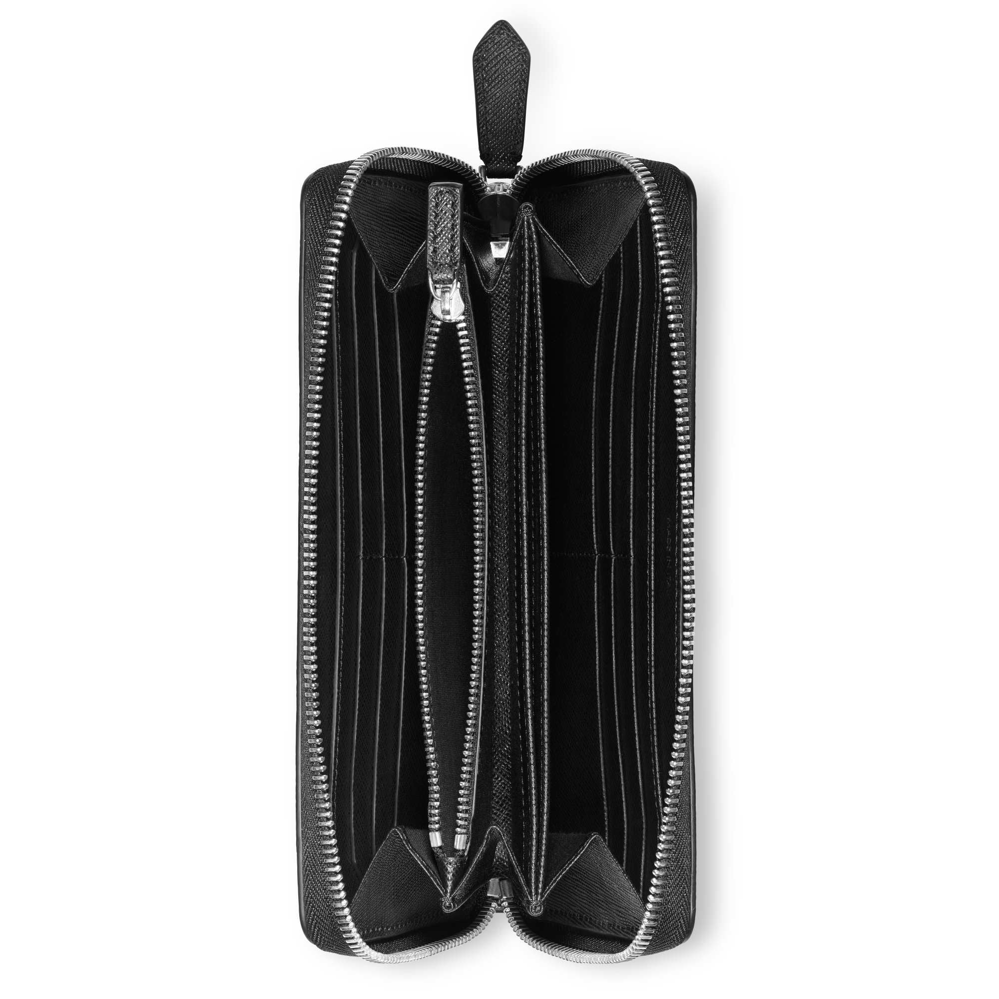 Montblanc Sartorial Brieftasche 12 cc mit umlaufendem Reißverschluss (MB130319) aus Leder