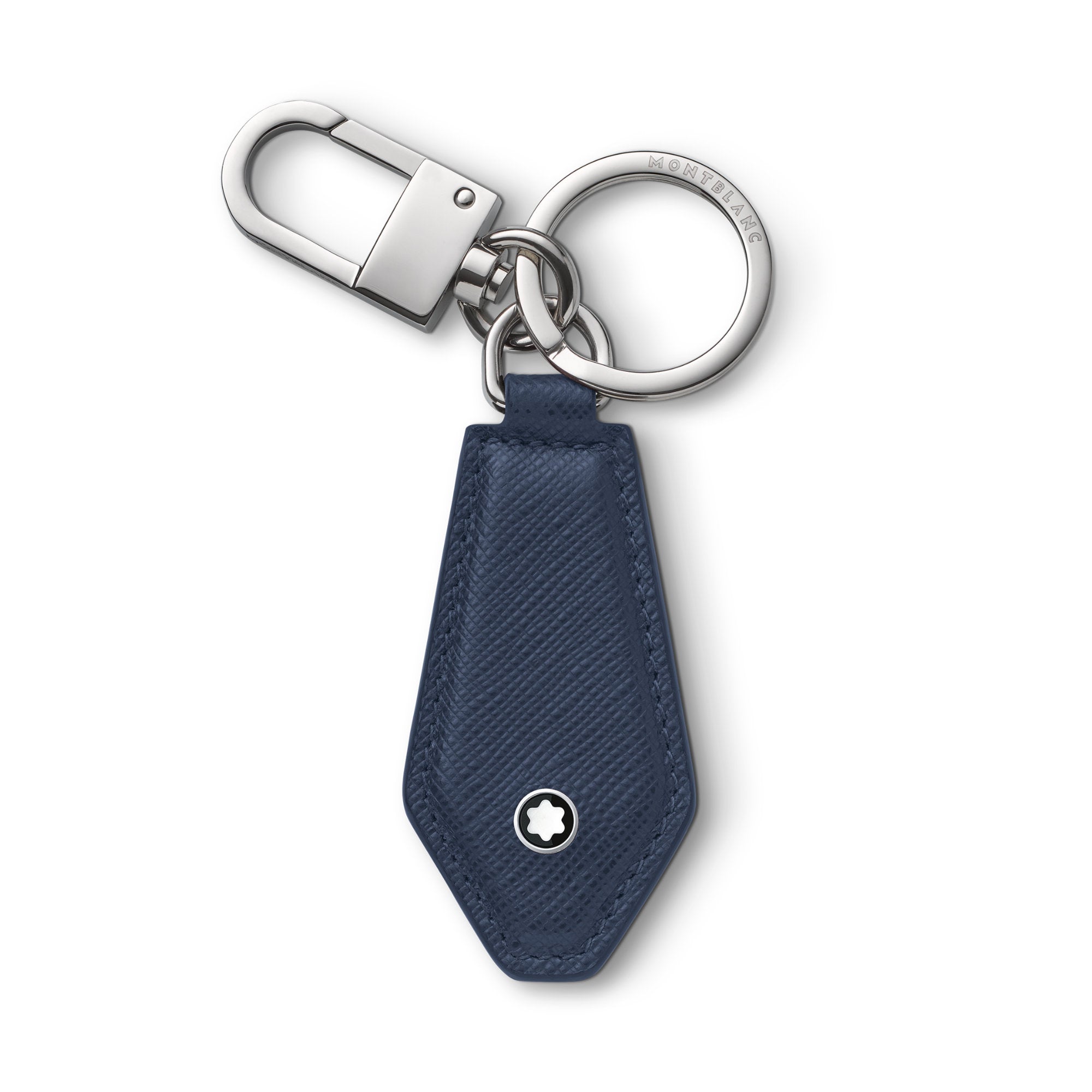 Montblanc Sartorial diamantförmiger Schlüsselanhänger (MB131739) aus Leder