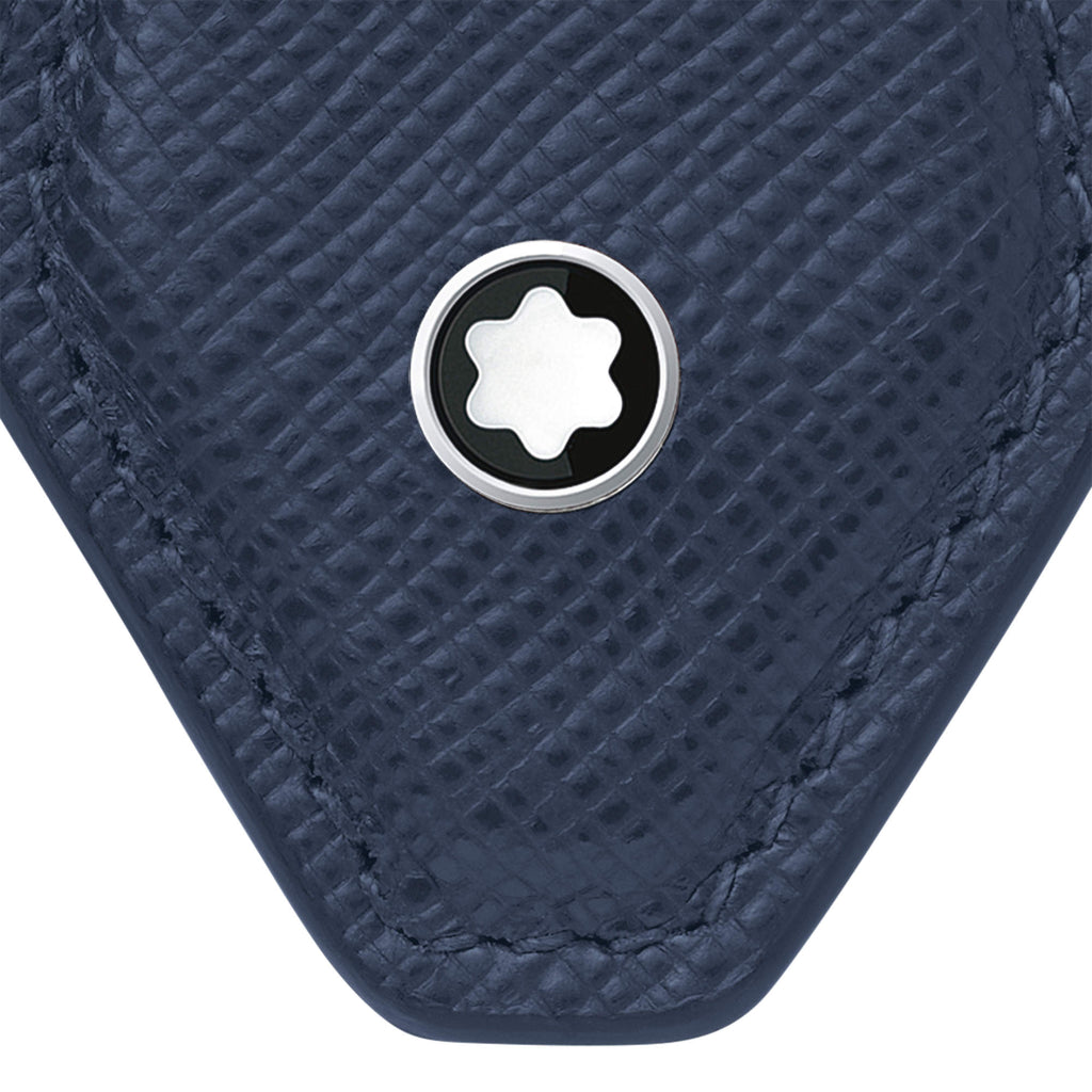 Montblanc Sartorial diamantförmiger Schlüsselanhänger (MB131739) aus Leder