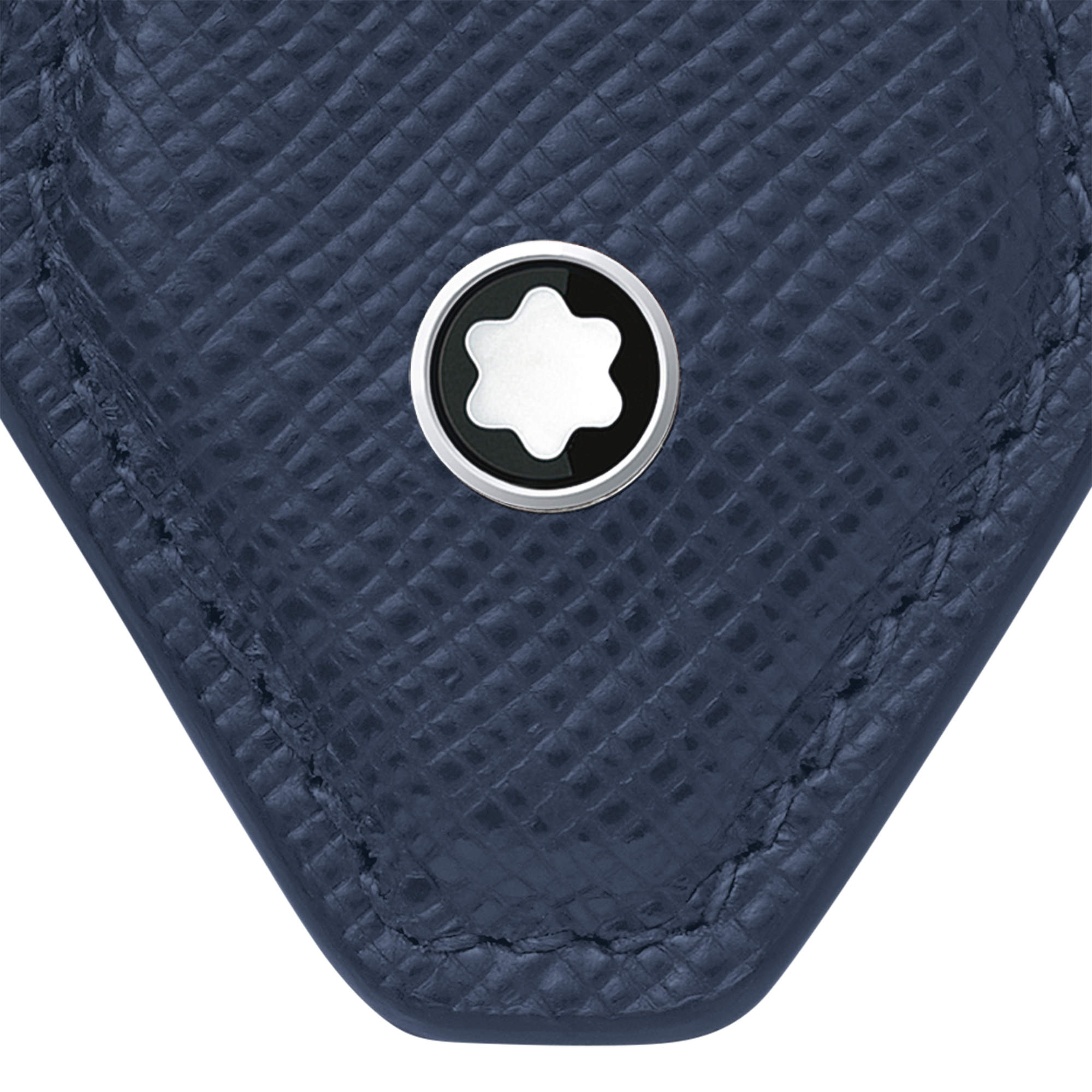 Montblanc Sartorial diamantförmiger Schlüsselanhänger (MB131739) aus Leder
