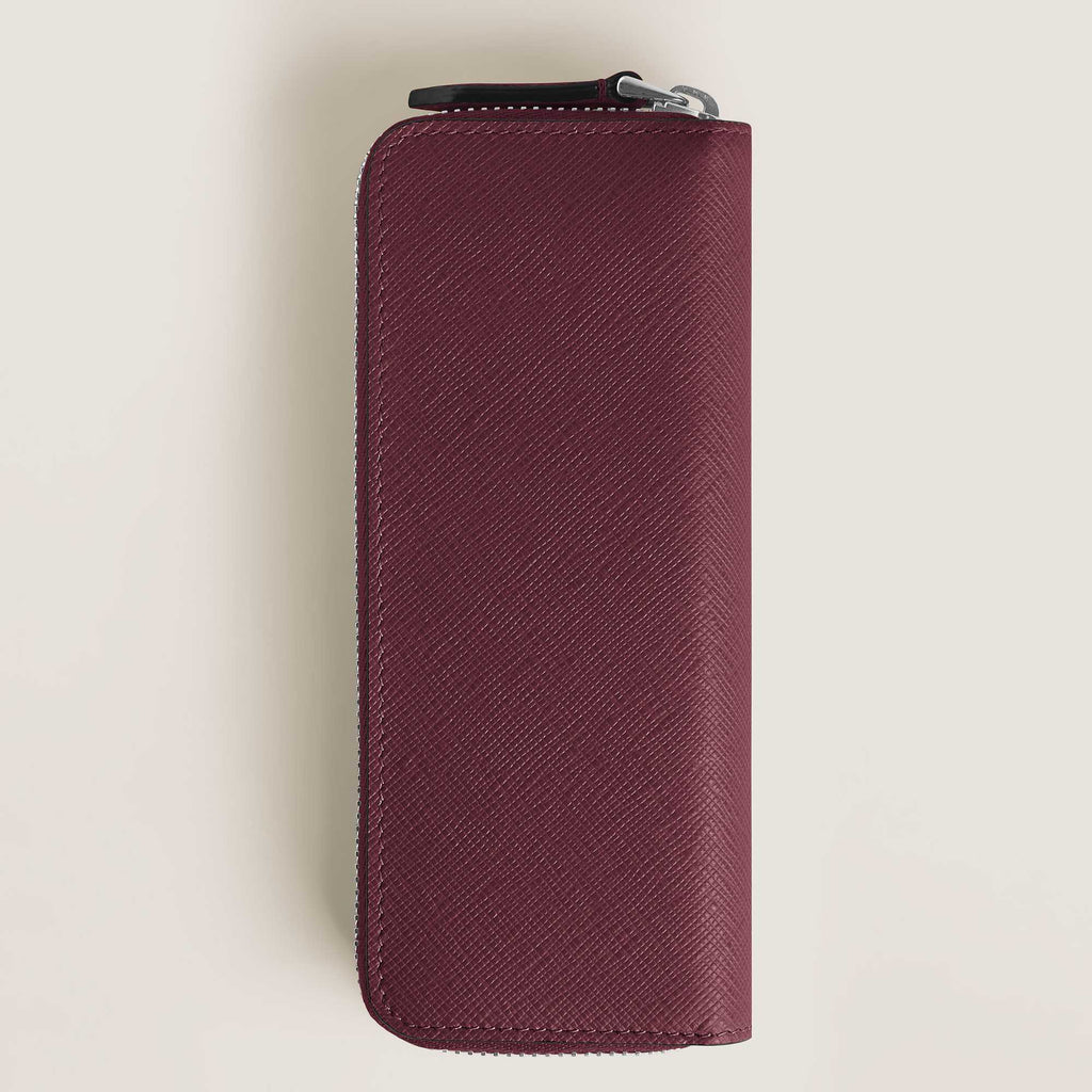 Montblanc Sartorial Etui für 2 Schreibgerät mit Reißverschluss (MB199383) aus Leder