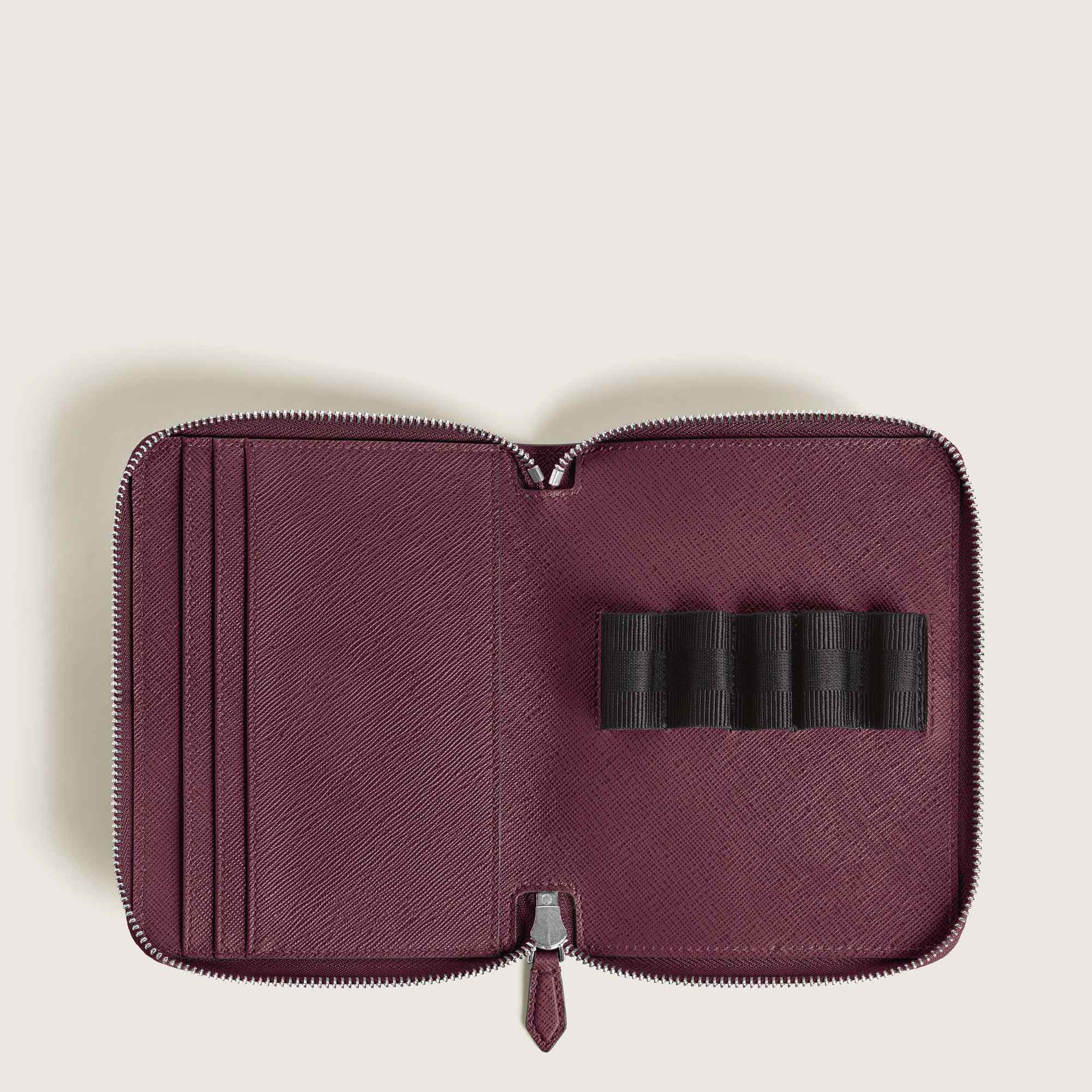 Montblanc Sartorial Etui für 5 Schreibgerät mit Reißverschluss (MB199384) aus Leder