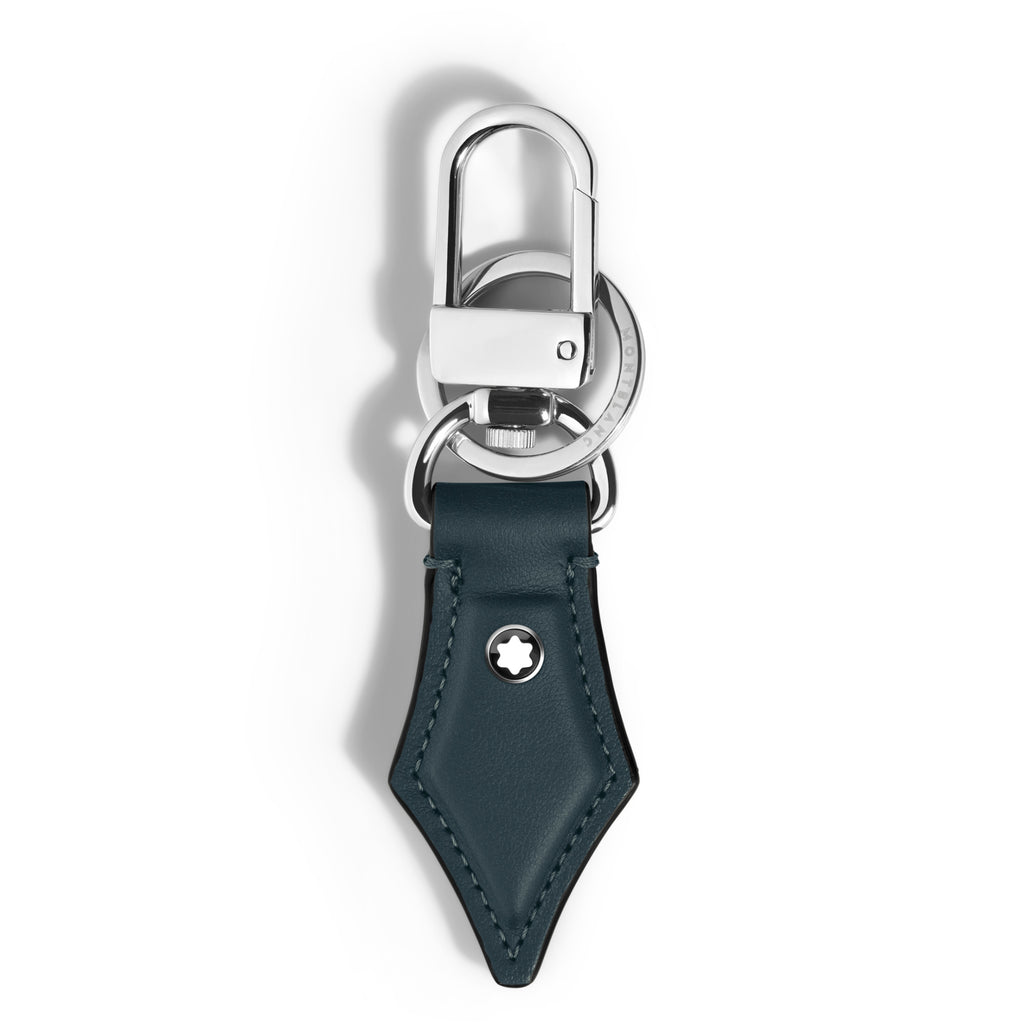 Montblanc Schlüsselanhänger mit Federdetail aus Meisterstück Leder (MB220434)
