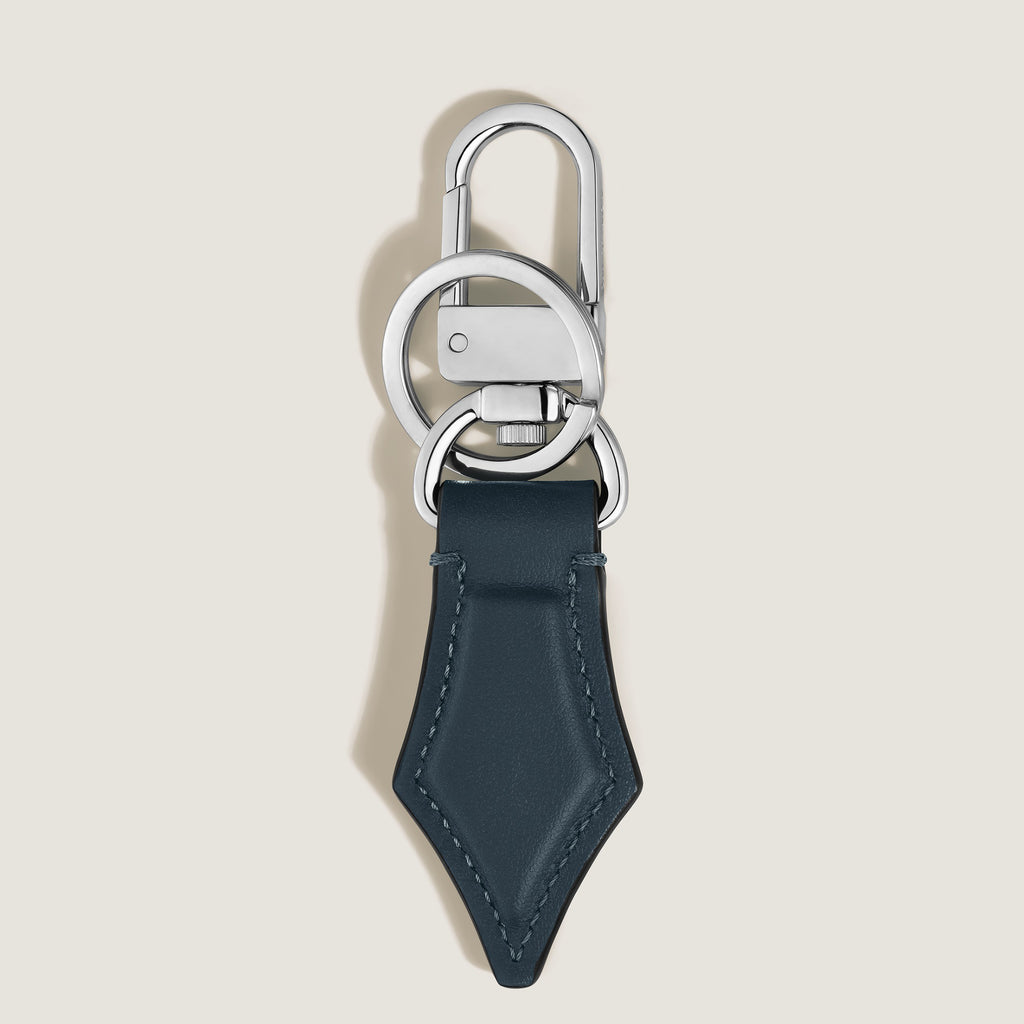 Montblanc Schlüsselanhänger mit Federdetail aus Meisterstück Leder (MB220434)
