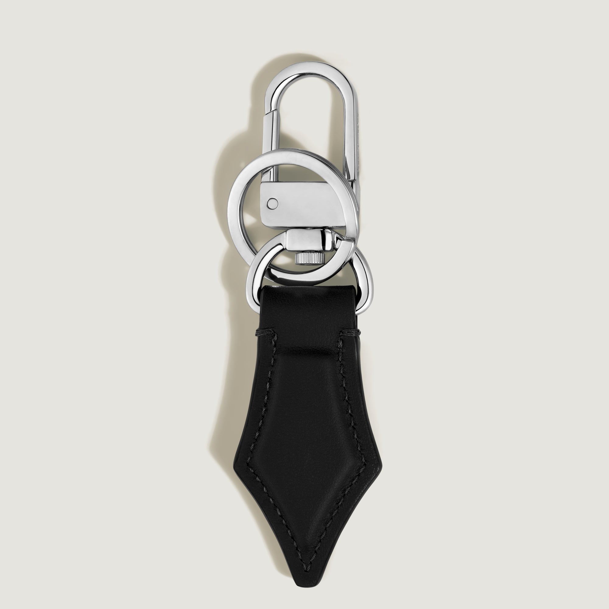 Montblanc Schlüsselanhänger mit Federdetail aus Meisterstück Leder (MB220436)