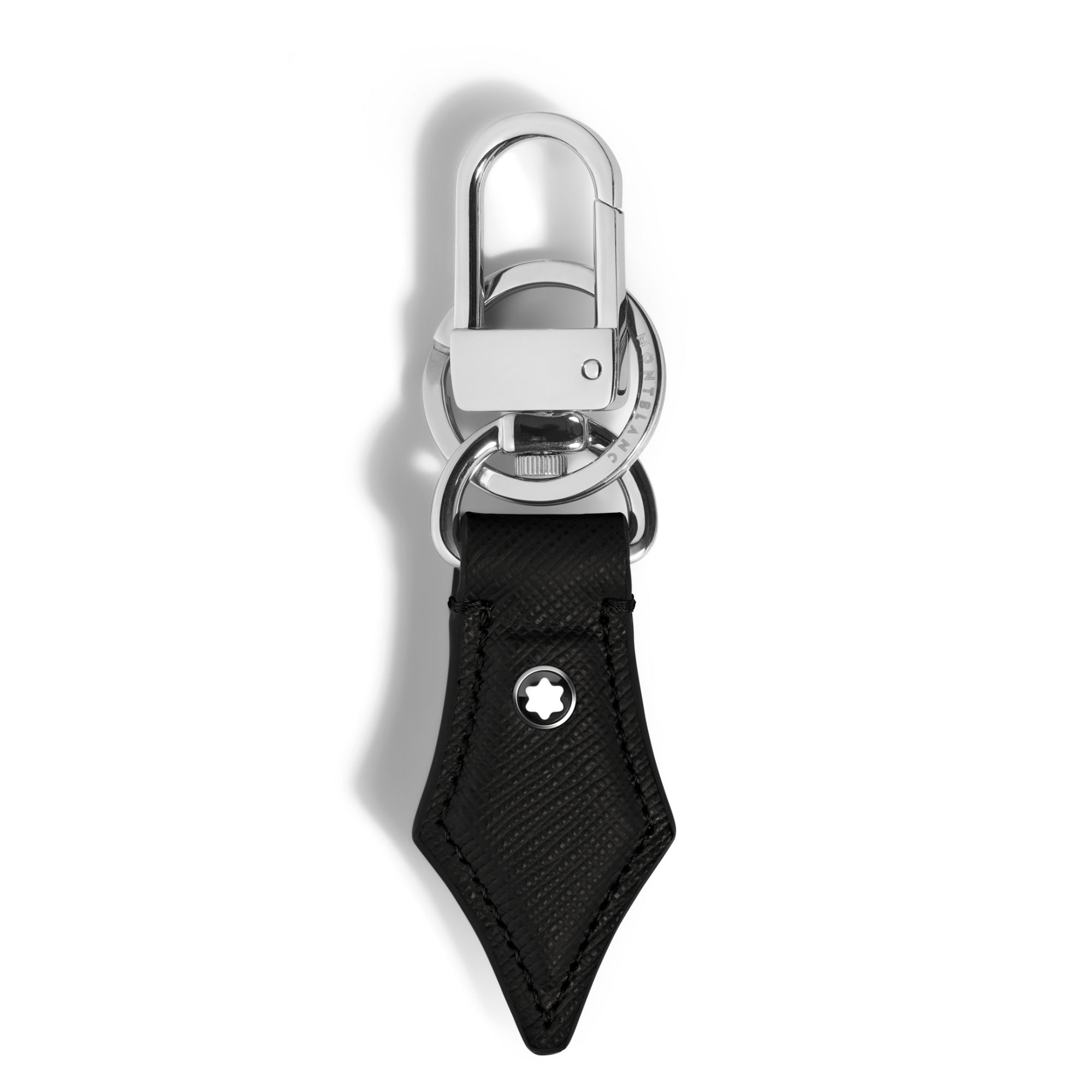 Montblanc Schlüsselanhänger mit Federdetail aus Sartorial Leder (MB220357)