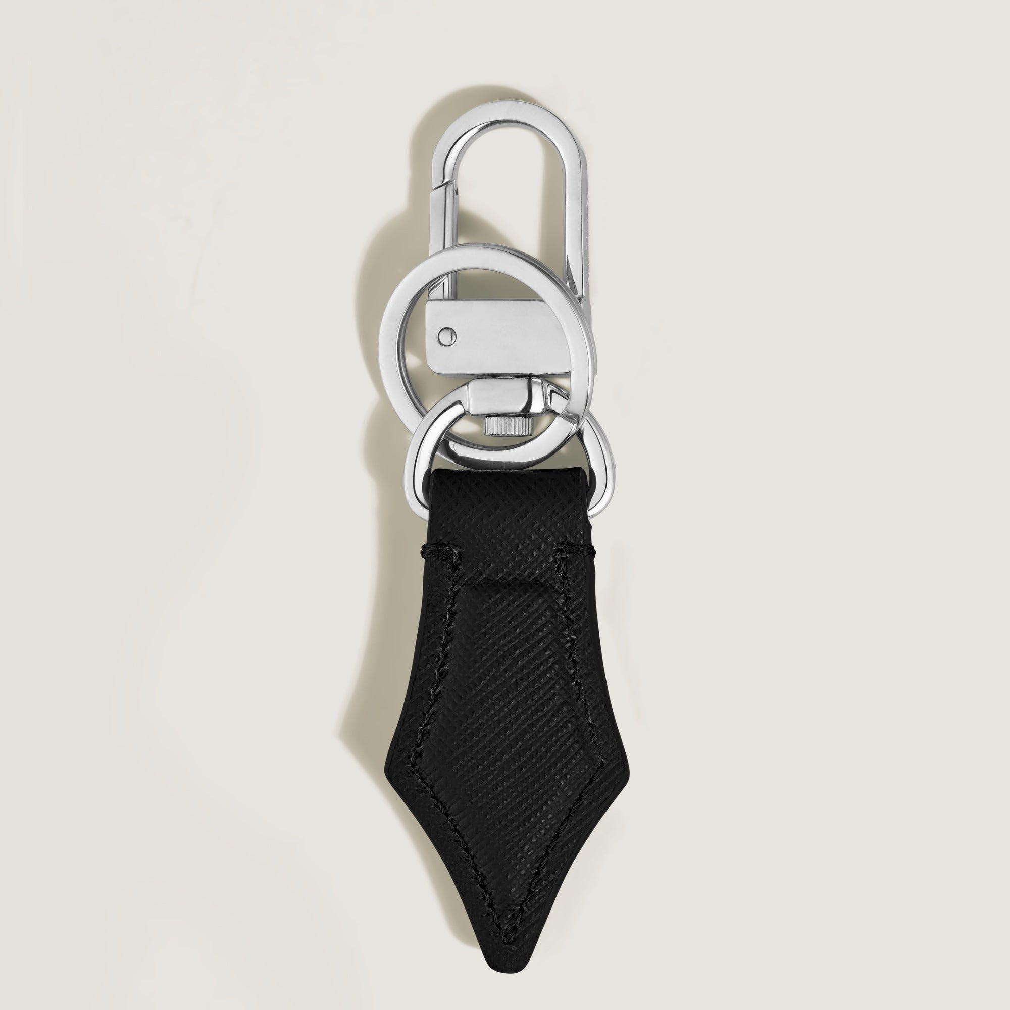 Montblanc Schlüsselanhänger mit Federdetail aus Sartorial Leder (MB220357)