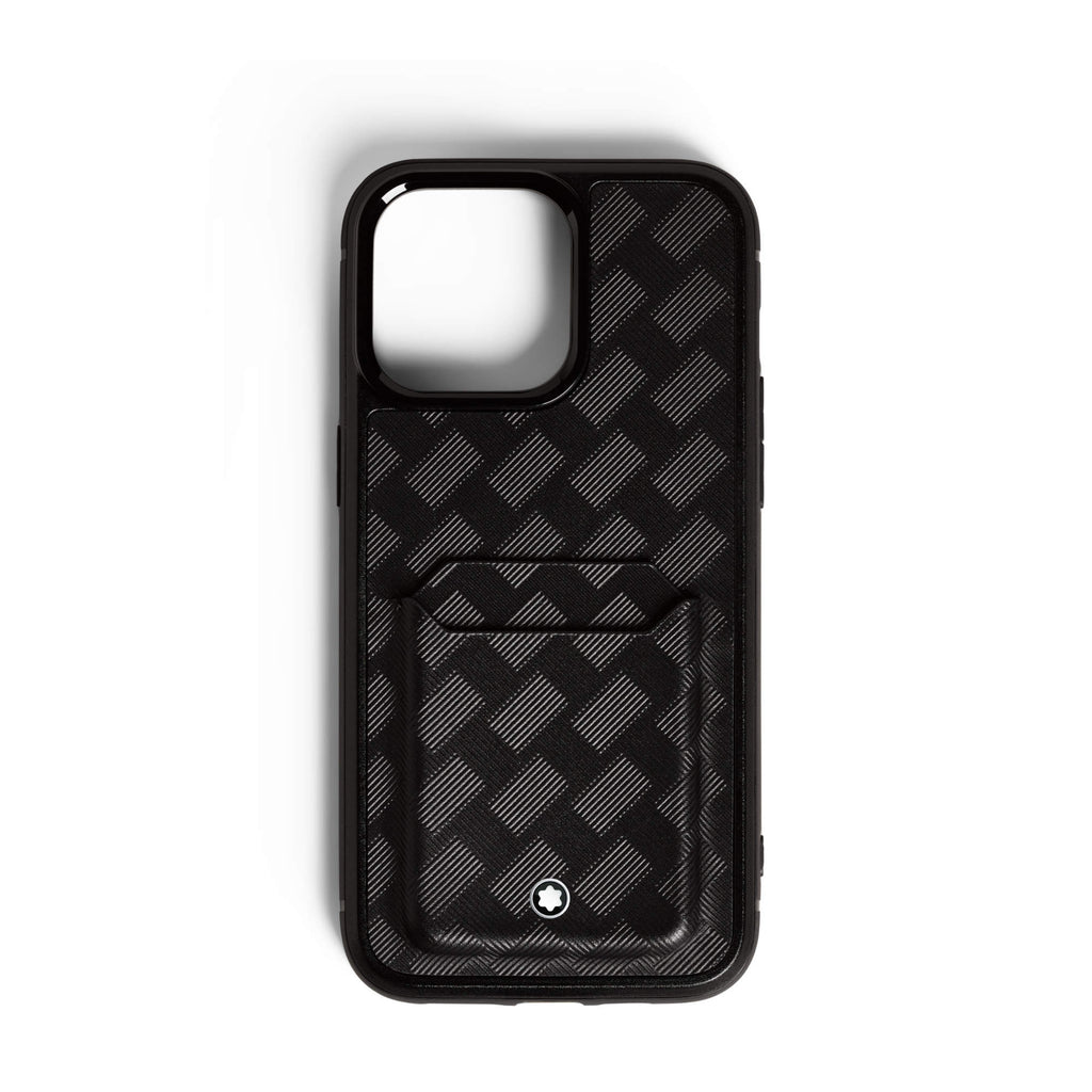 Montblanc Schutzhülle für iPhone 16 Pro Max mit 2 cc aus Extreme Leder (MB198889)