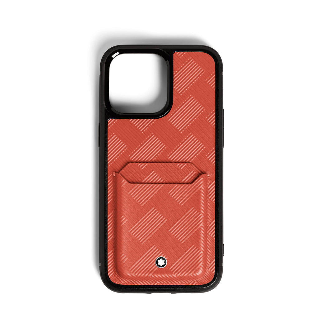 Montblanc Schutzhülle für iPhone 16 Pro Max mit 2 cc aus Extreme Leder (MB199615)