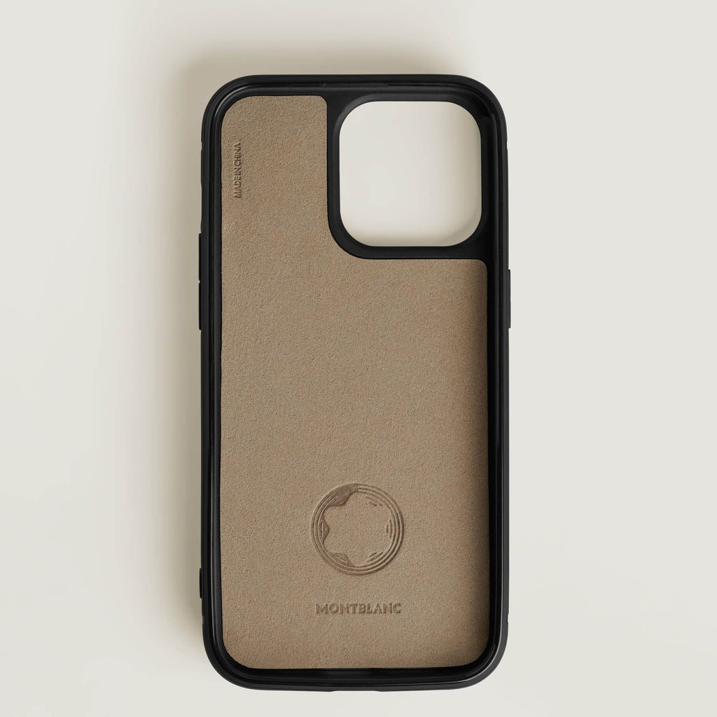 Montblanc Schutzhülle für iPhone 16 Pro Max mit 2 cc aus Extreme Leder (MB199615)