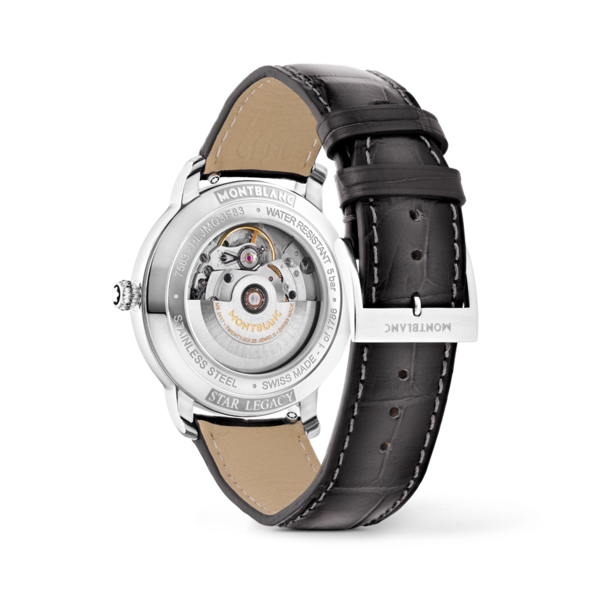 Montblanc Star Legacy Automatic Date 39 mm Limited Edition - 1786 Exemplare (MB130958) aus Edelstahl