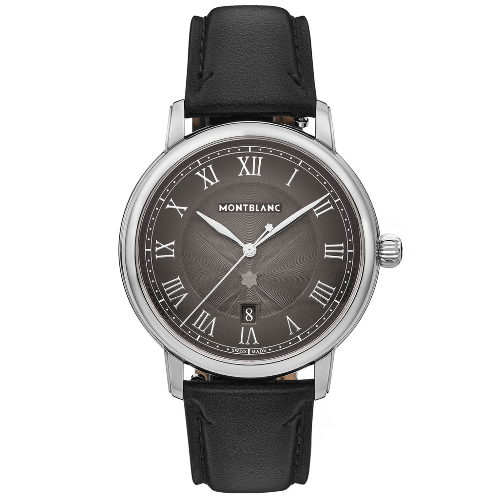 Montblanc Star Legacy Automatic Date 42 mm (MB134359) aus Leder, Edelstahl