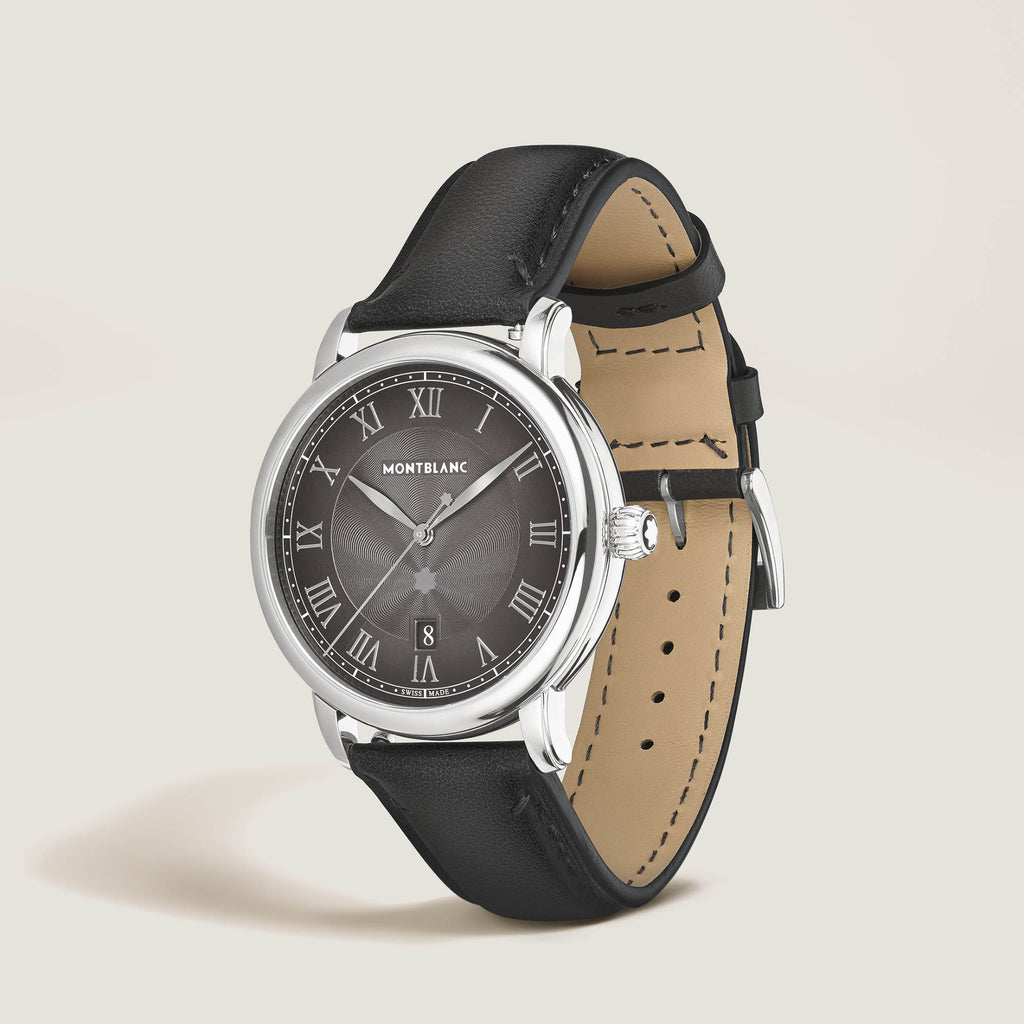 Montblanc Star Legacy Automatic Date 42 mm (MB134359) aus Leder, Edelstahl