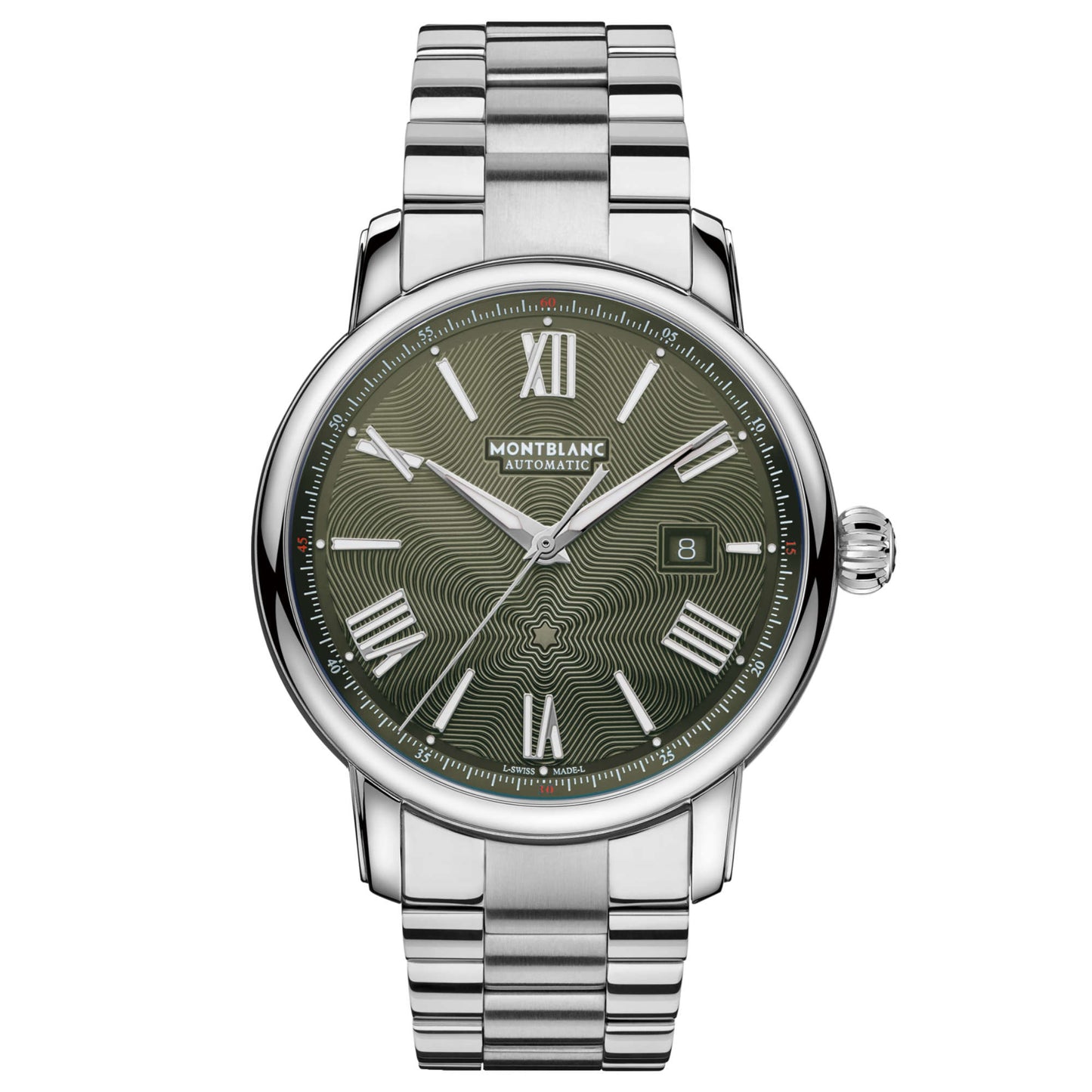 Star Legacy Automatic Date 43mm Limited Edition - 800 Exemplare, Edelstahl • Rubin von Montblanc (MB132949)