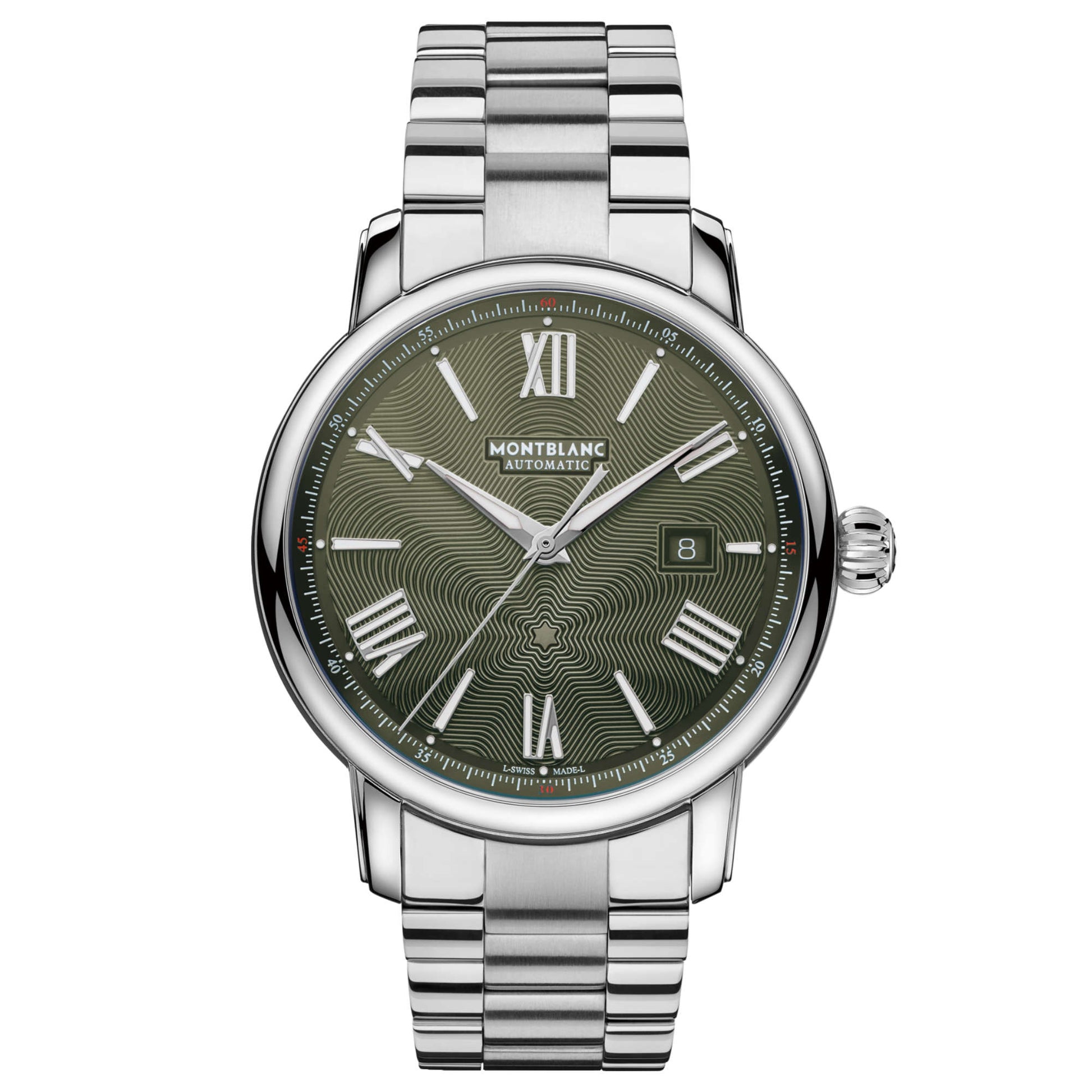 Star Legacy Automatic Date 43mm Limited Edition - 800 Exemplare, Edelstahl • Rubin von Montblanc (MB132949)