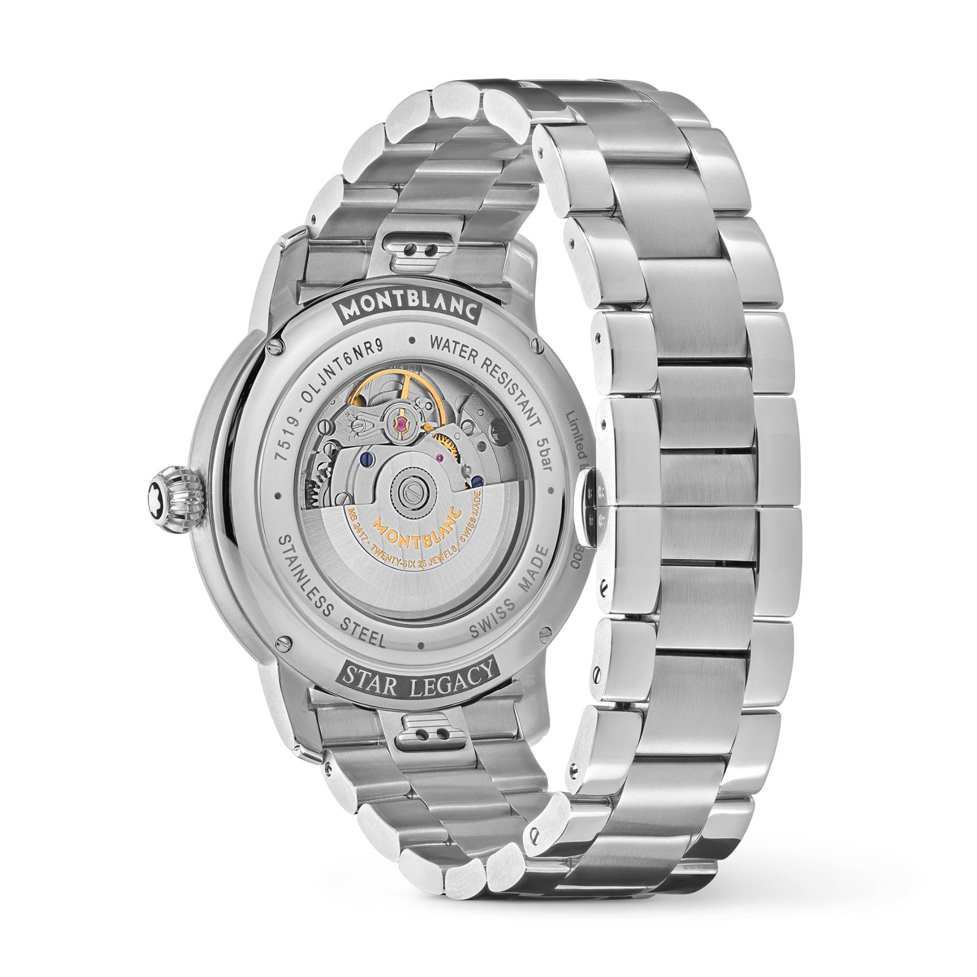 Star Legacy Automatic Date 43mm Limited Edition - 800 Exemplare, Edelstahl • Rubin von Montblanc (MB132949)