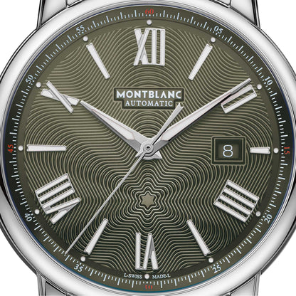 Star Legacy Automatic Date 43mm Limited Edition - 800 Exemplare, Edelstahl • Rubin von Montblanc (MB132949)