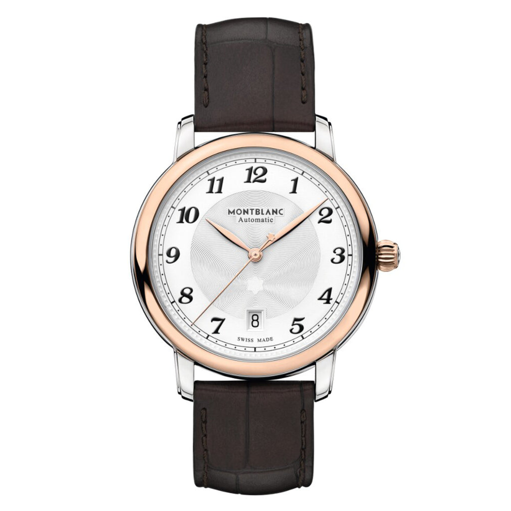 Montblanc Star Legacy Automatic Date (MB117577) aus Bicolor-Gold mit Perlmutt