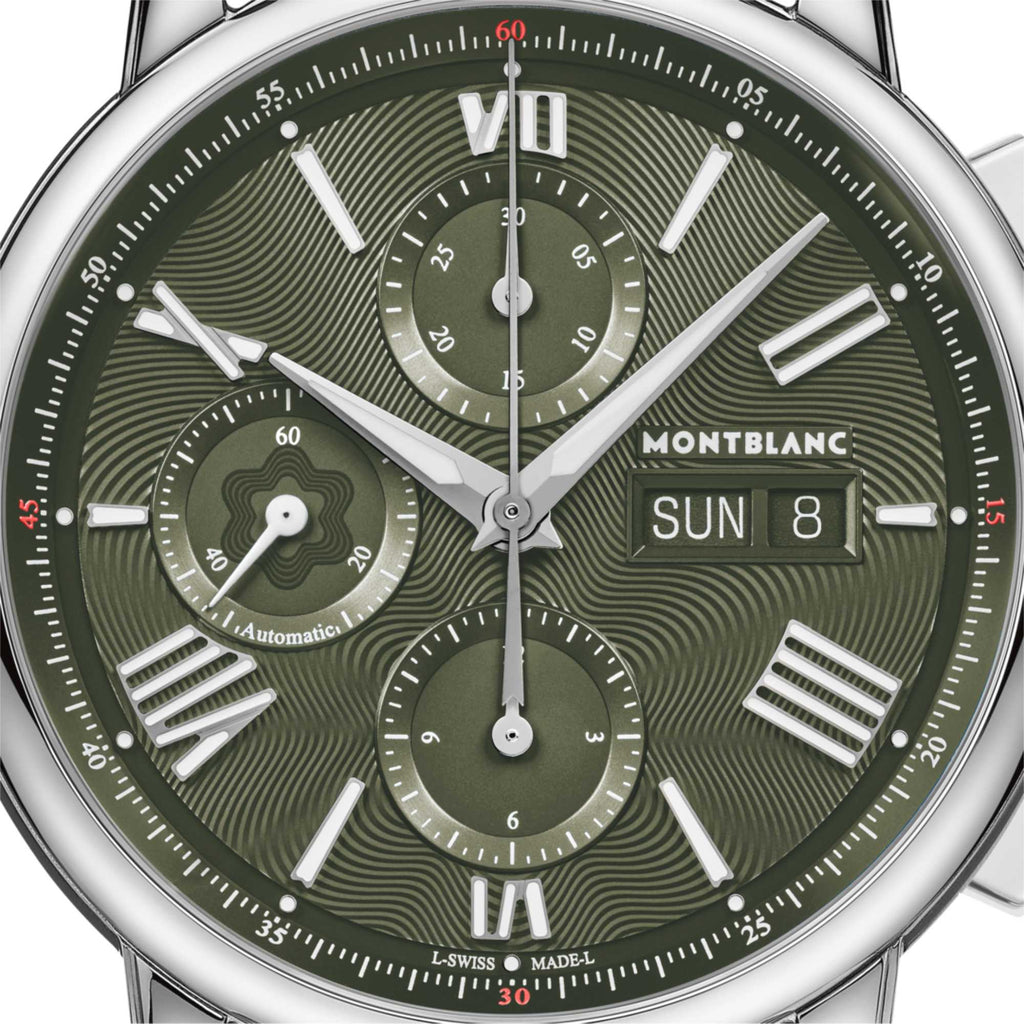 Montblanc Star Legacy Chronograph Day & Date Limited Edition - 800 Exemplare (MB132950) aus Edelstahl
