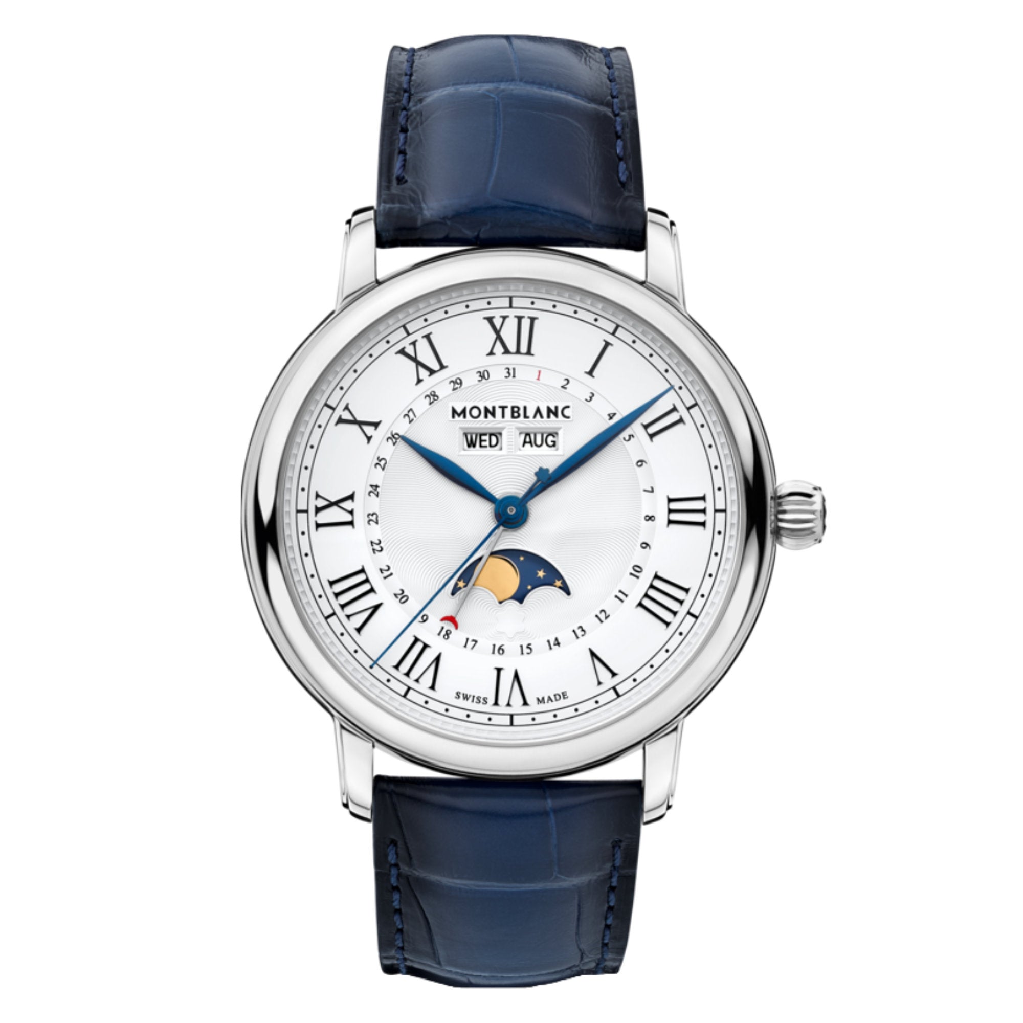 Montblanc Star Legacy Full Calendar 42 mm (MB128676) aus Edelstahl