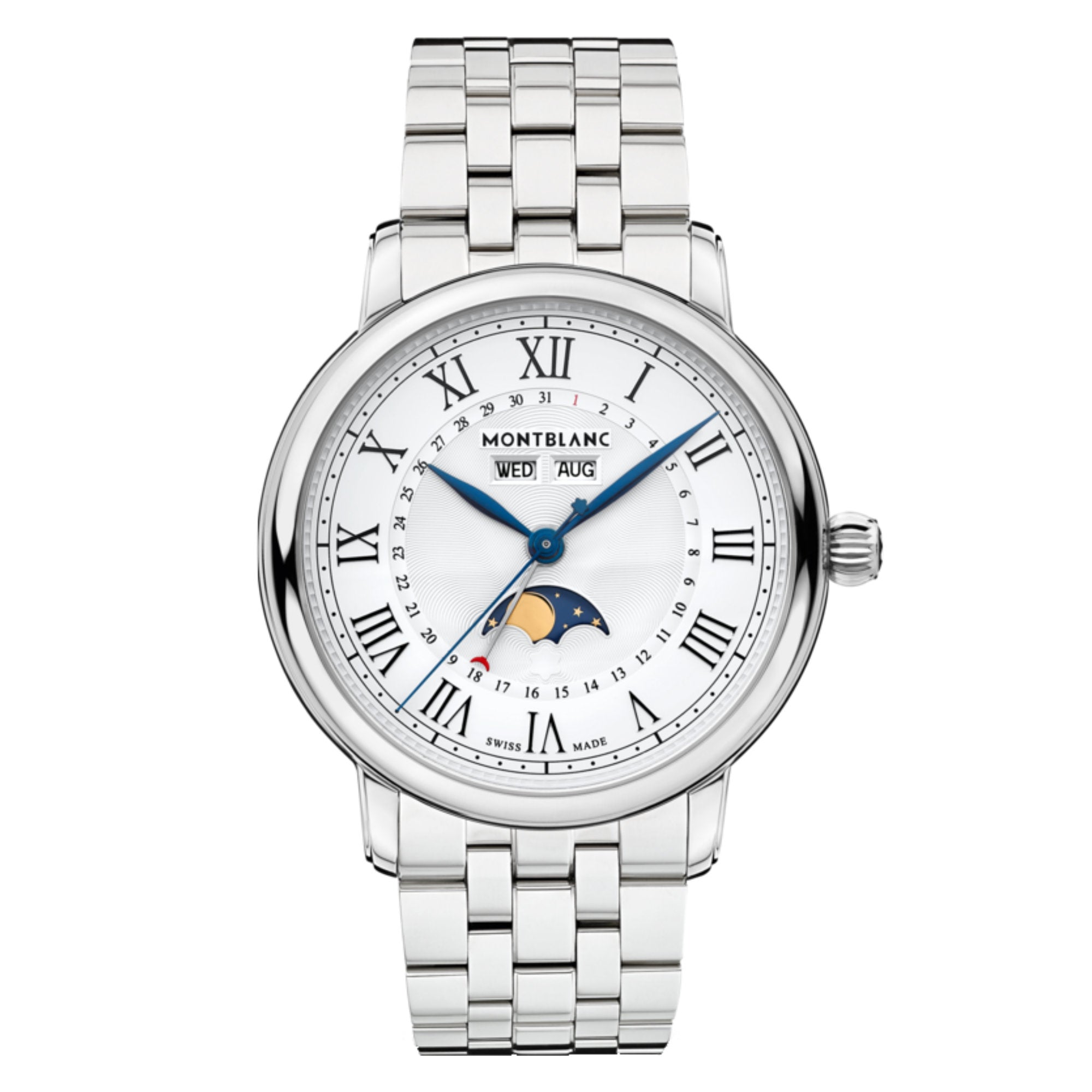 Montblanc Star Legacy Full Calendar 42 mm (MB128677) aus Edelstahl