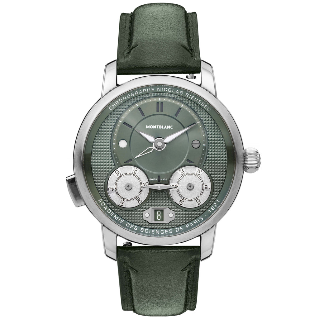 Montblanc Star Legacy Nicolas Rieussec Chronograph 43 mm (MB132947) aus Leder, Edelstahl