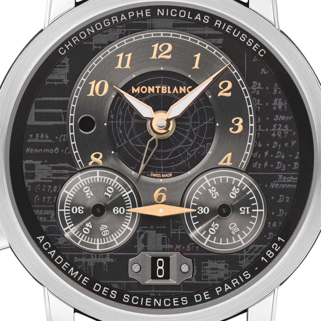 Montblanc Star Legacy Nicolas Rieussec Chronograph 43 mm Meisterstück 100 Years Limited Edition - 500 Exemplare (MB133232) aus Edelstahl