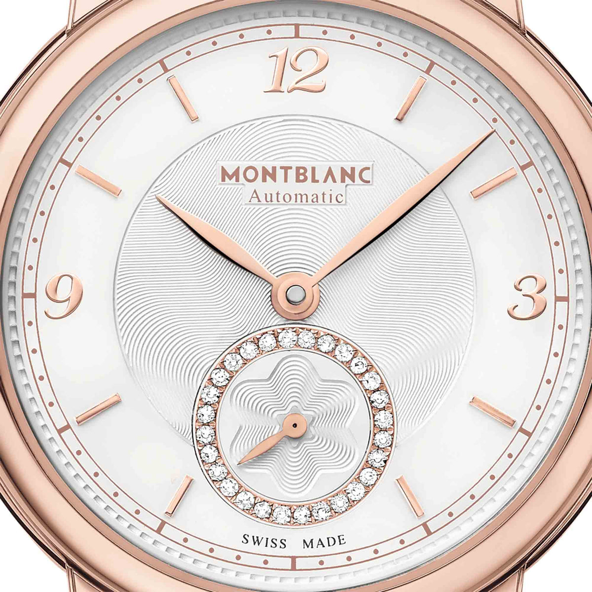 Montblanc Star Legacy Small Second - 32 mm (MB118532) aus Bicolor-Gold mit Diamant und Perlmutt