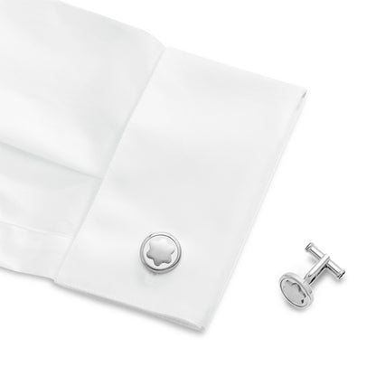 Star Manschettenknöpfe, Edelstahl von Montblanc (MB116660)