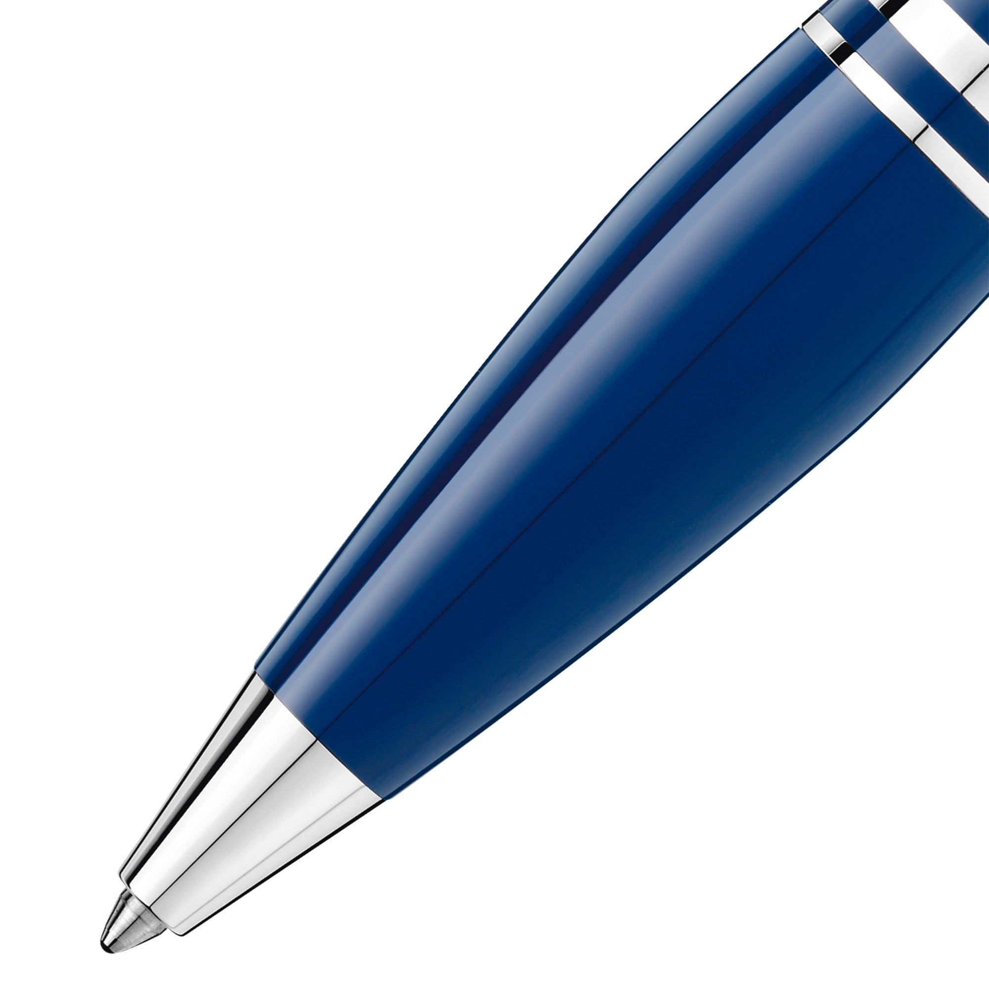 Montblanc StarWalker Blue Planet Precious Resin Kugelschreiber (MB132441) aus Platin