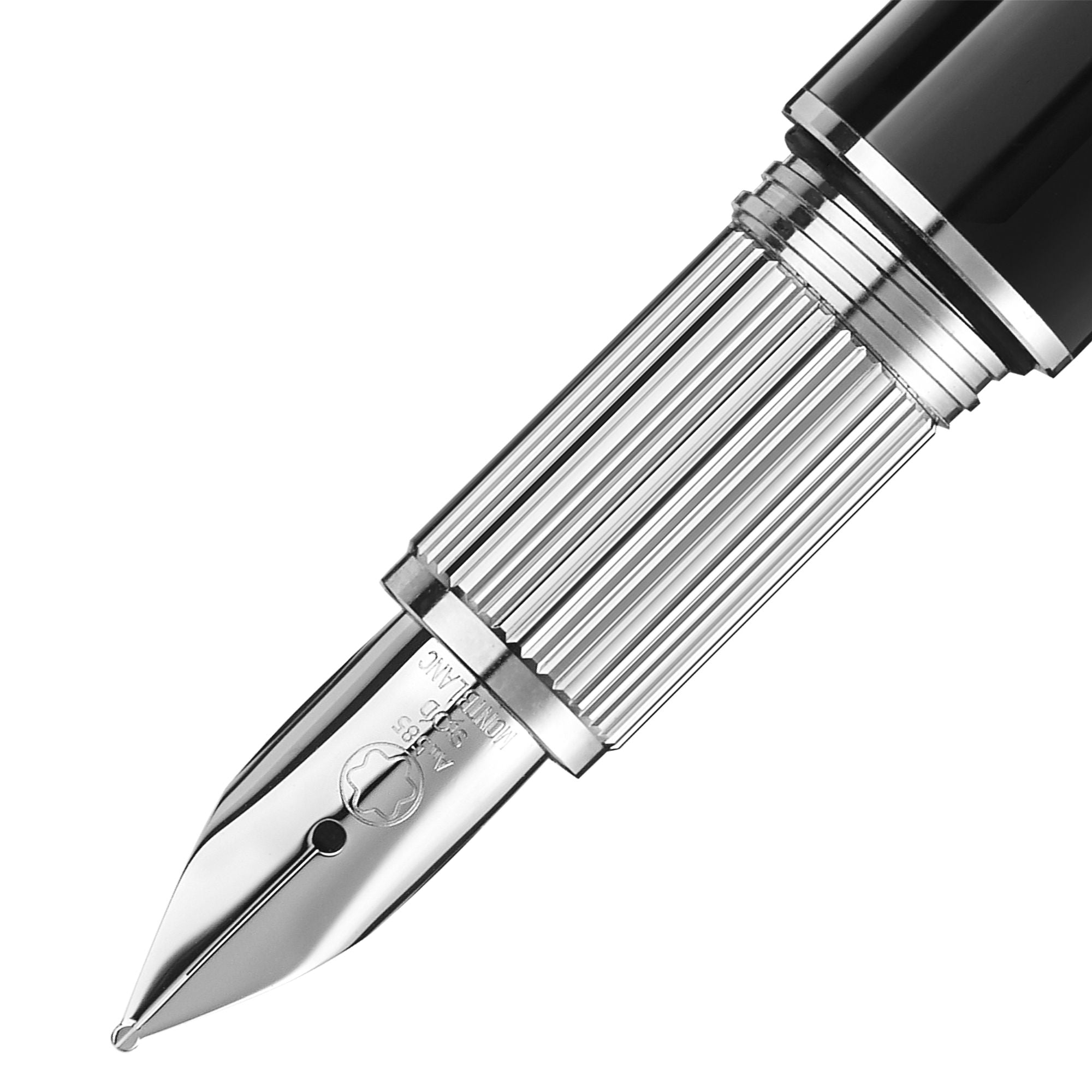Montblanc StarWalker Precious Resin Füllfederhalter Kolbenkonverter (F) (MB132532) aus Platin