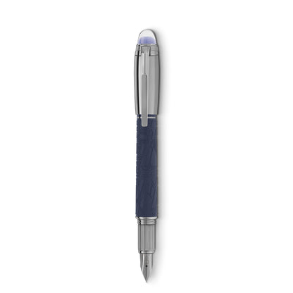 StarWalker SpaceBlue Doué Füllfederhalter (F) von Montblanc (MB130214)