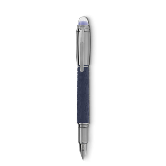 StarWalker SpaceBlue Doué Füllfederhalter (F) von Montblanc (MB130214)