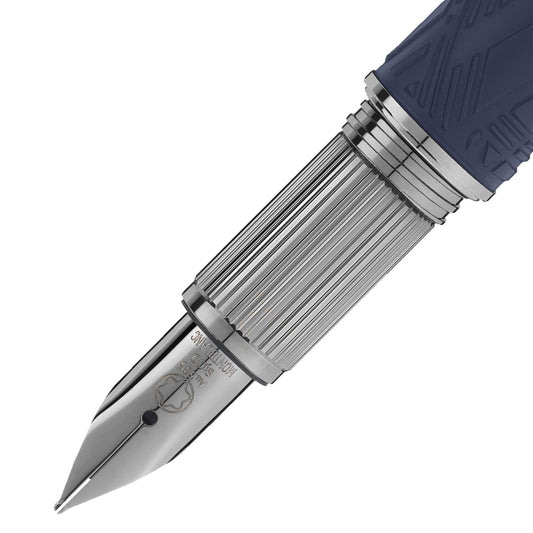 StarWalker SpaceBlue Doué Füllfederhalter (F) von Montblanc (MB130214)
