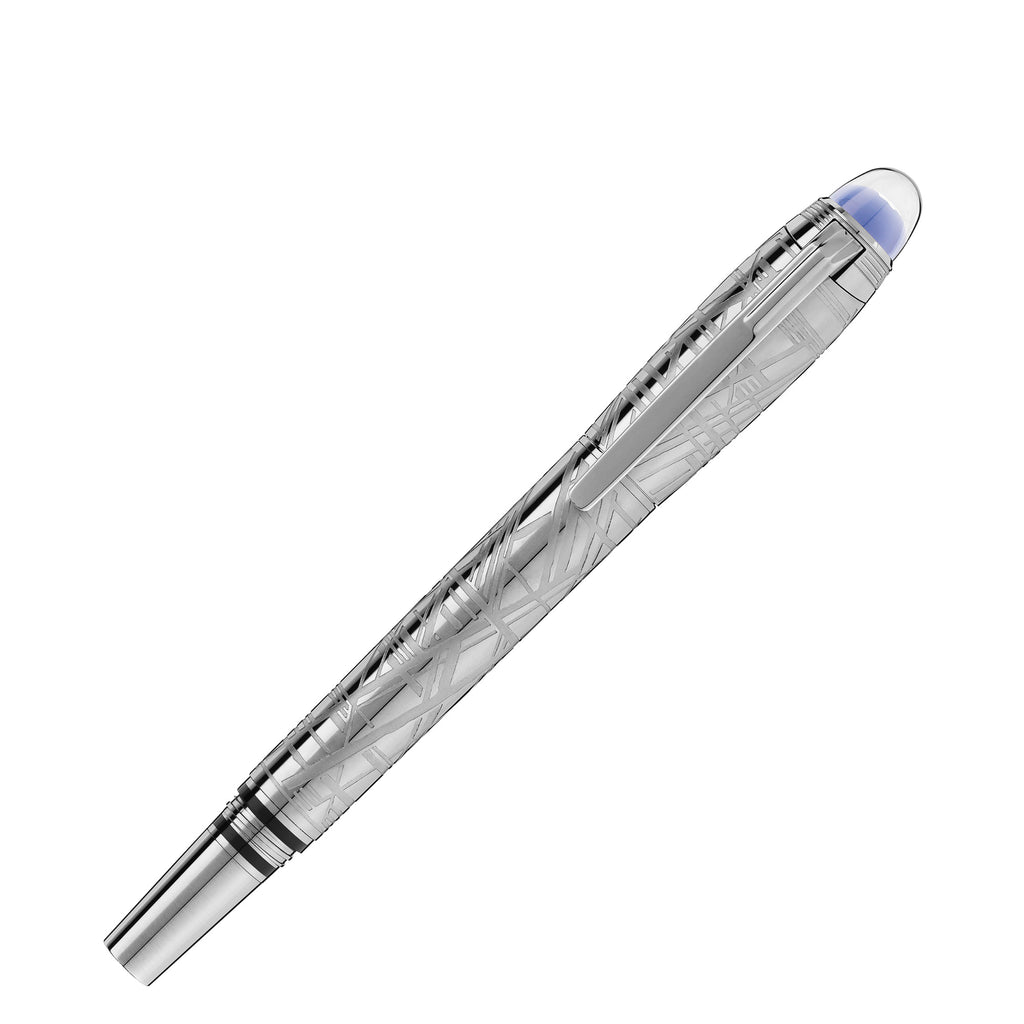 Montblanc StarWalker SpaceBlue Metal Füllfederhalter (F) (MB130218)