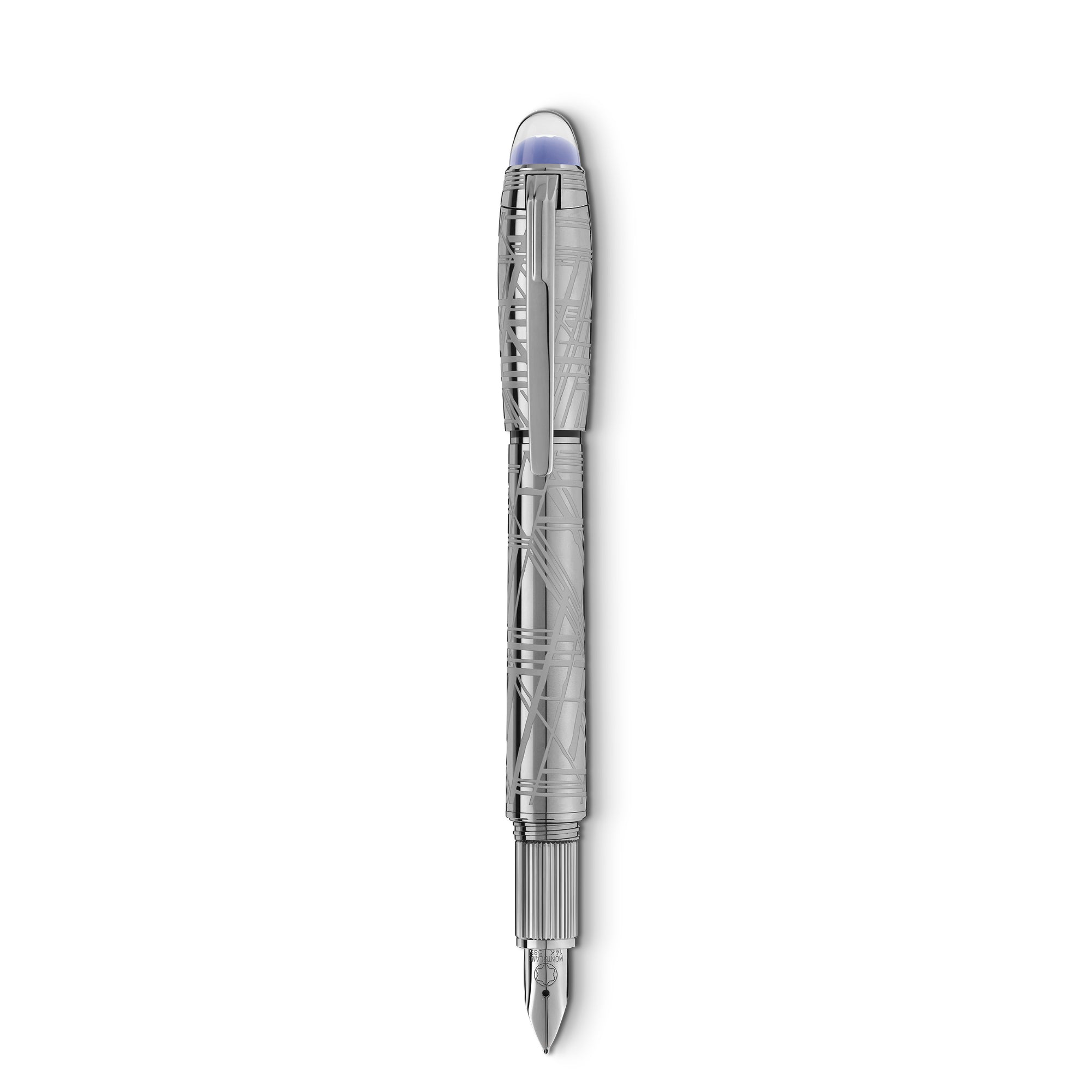 Montblanc StarWalker SpaceBlue Metal Füllfederhalter (MB130219)