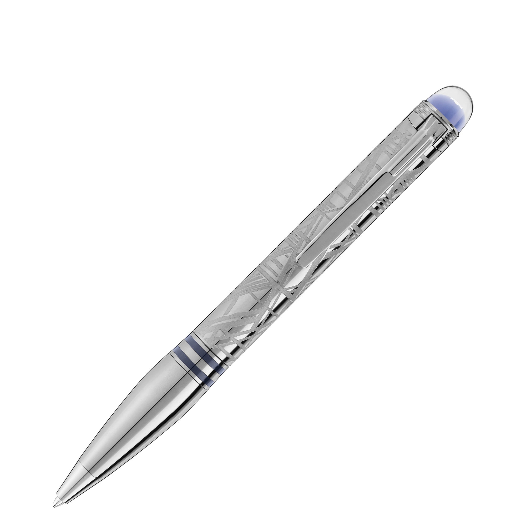 Montblanc StarWalker SpaceBlue Metal Kugelschreiber (MB130221)