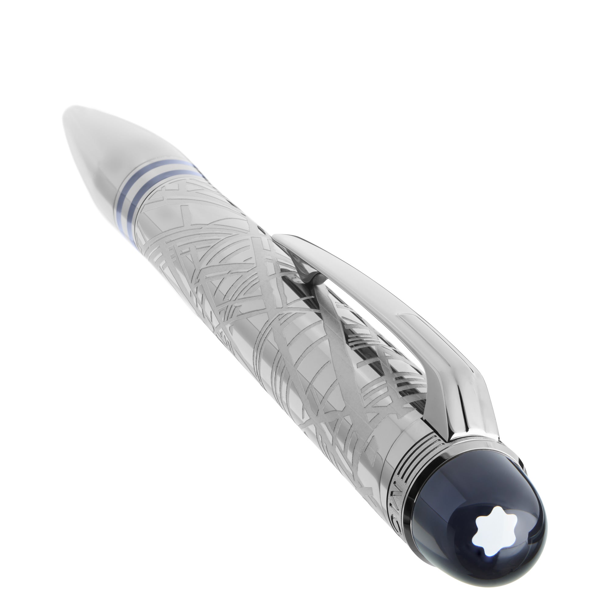 Montblanc StarWalker SpaceBlue Metal Kugelschreiber (MB130221)