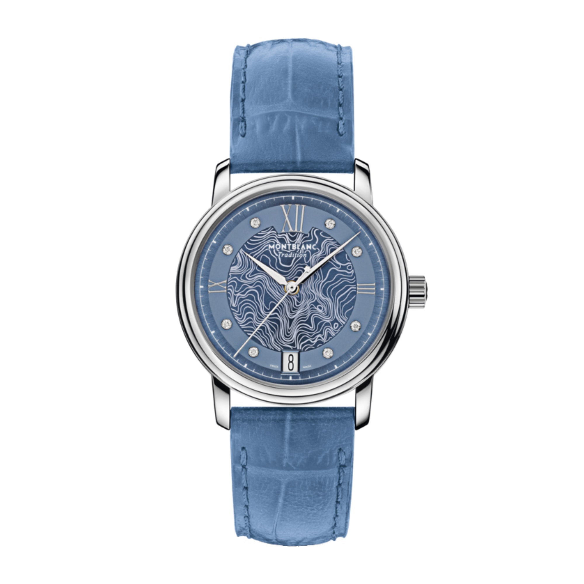 Montblanc Tradition Automatic Date 32 mm (MB131296) aus Edelstahl