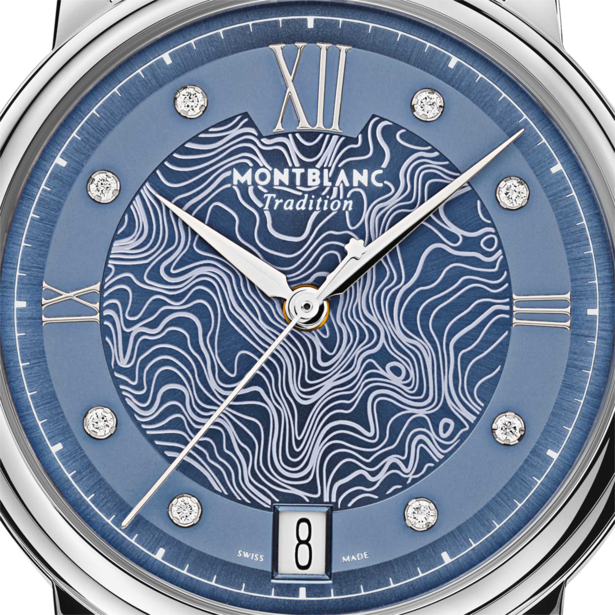 Montblanc Tradition Automatic Date 32 mm (MB131296) aus Edelstahl